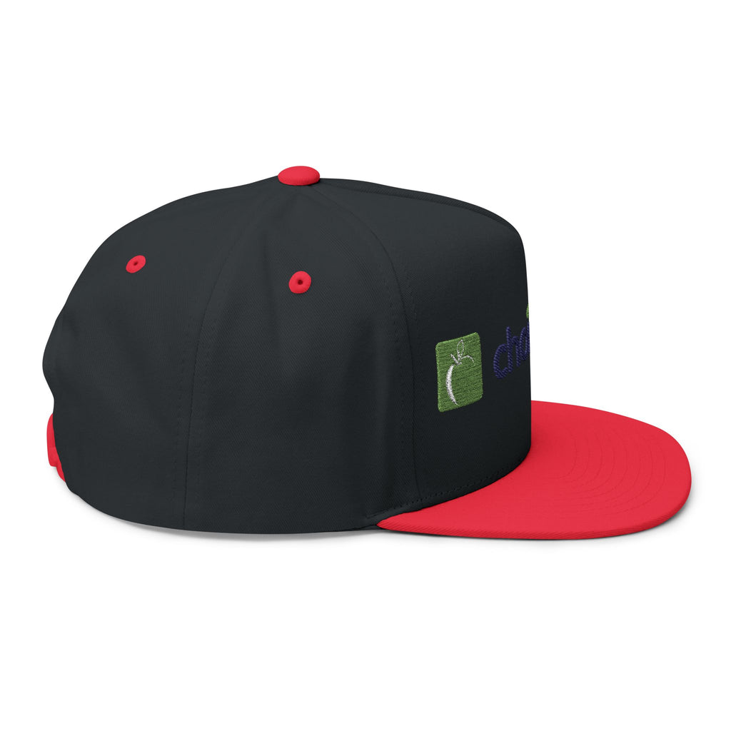 Embroidered Flat Bill Cap — ChoiceLunch Logo Snapback