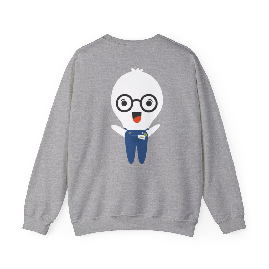 ChoiceLunch Logo Crewneck Sweatshirt | Mascot Character Back Print