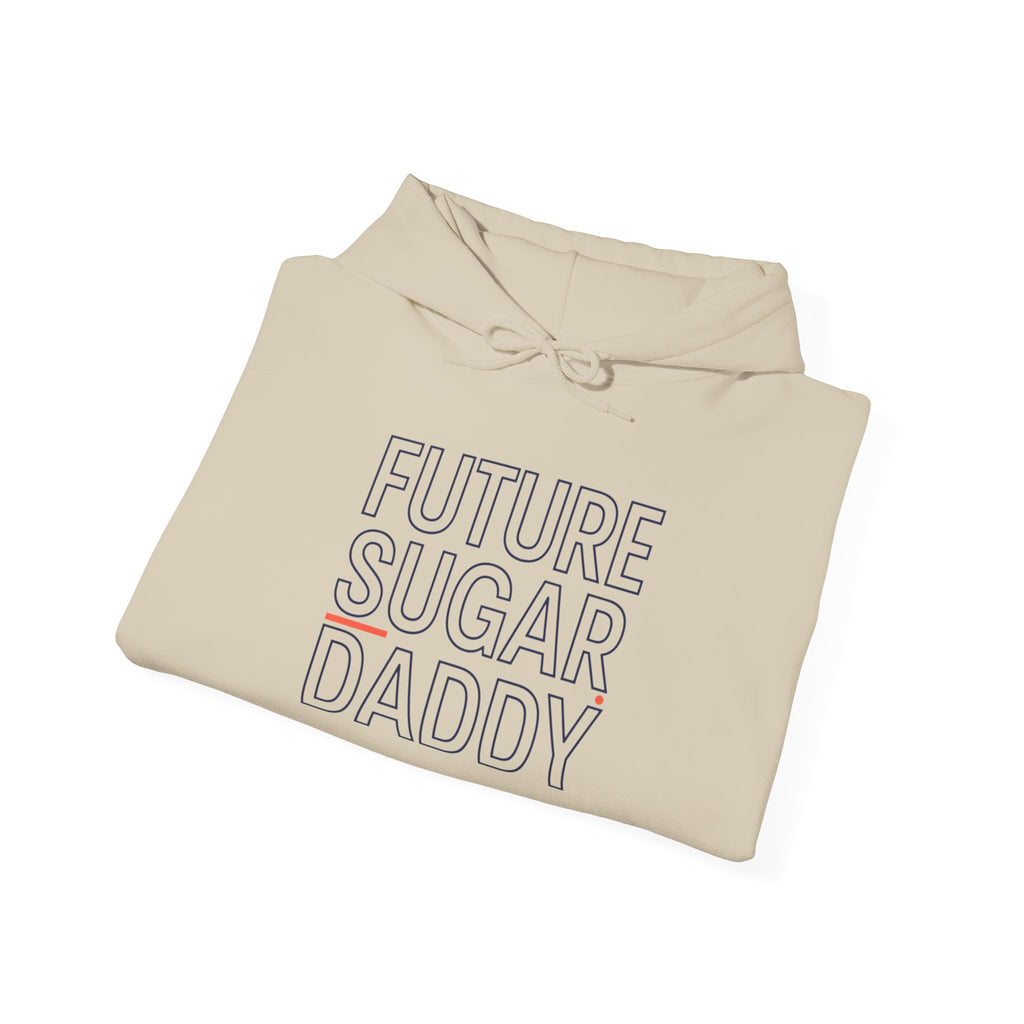 Outline Text "Hollow" Typography Hoodie | minimalist outline font, stencil-effect