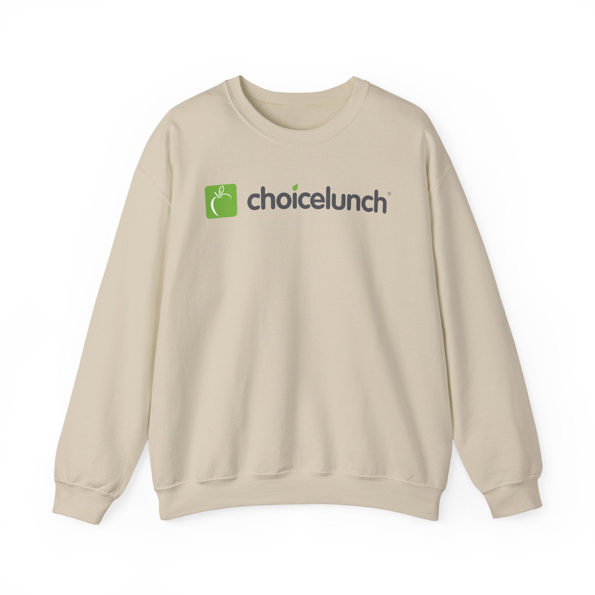 ChoiceLunch Logo Crewneck Sweatshirt | Mascot Character Back Print