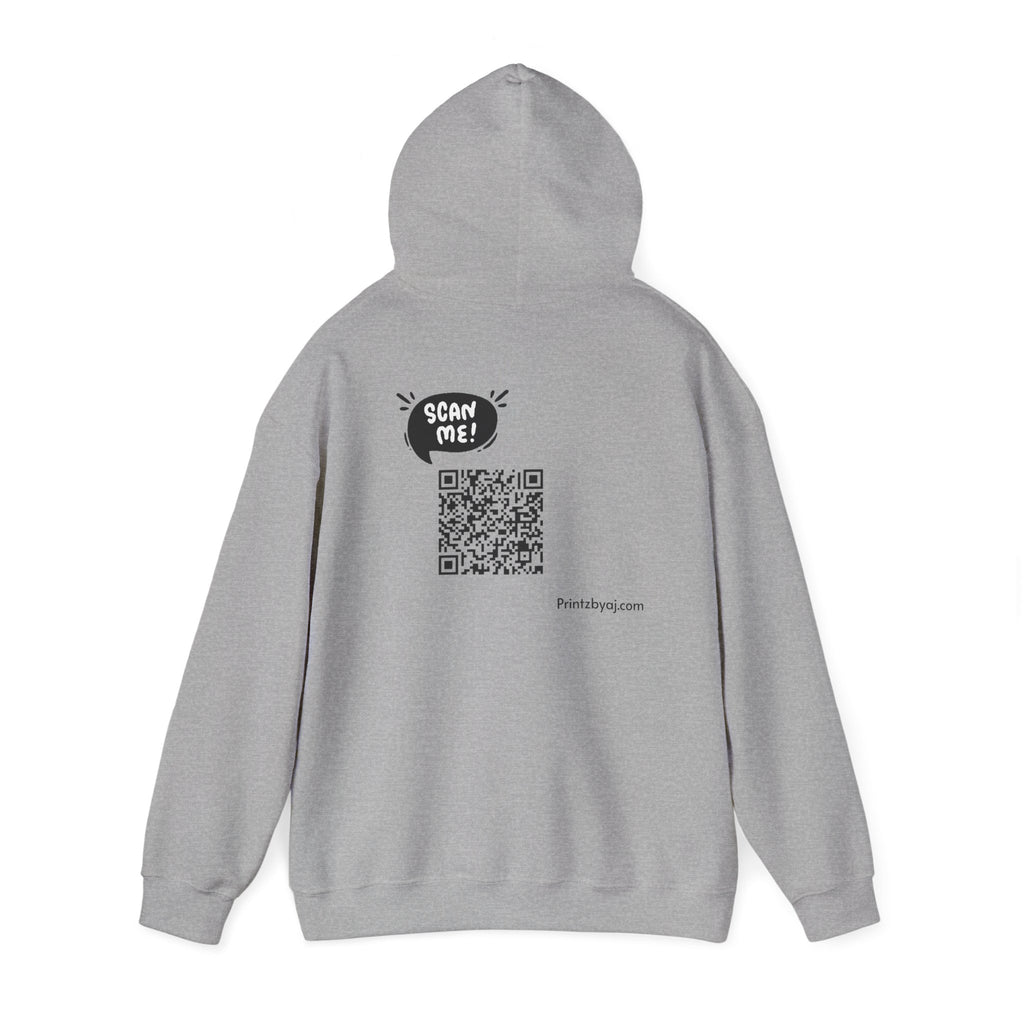 Locked In Mode Hoodie — 'Locked in Mode' Graphic Sweatshirt with QR Code Back