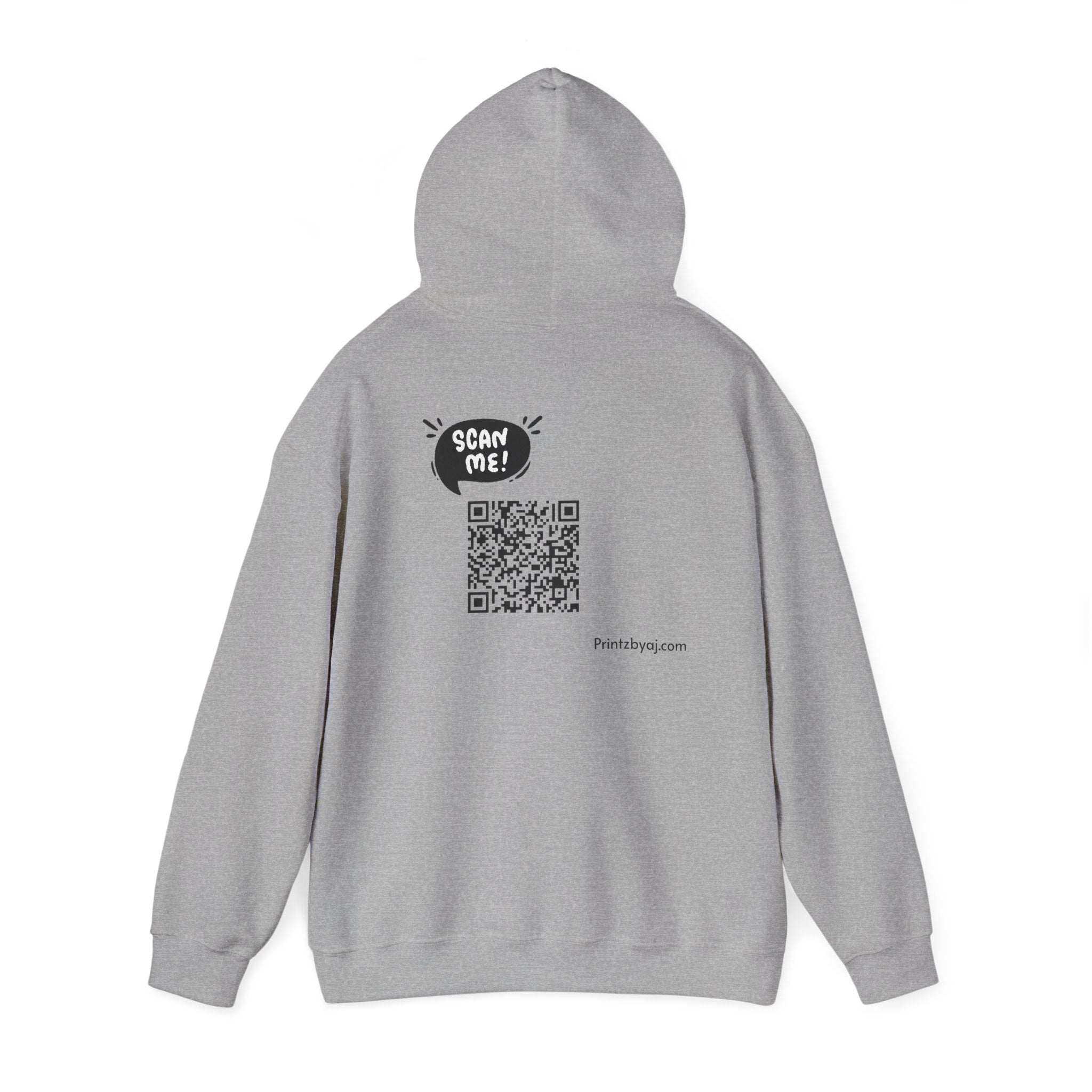 Locked In Mode Hoodie — 'Locked in Mode' Graphic Sweatshirt with QR Code Back