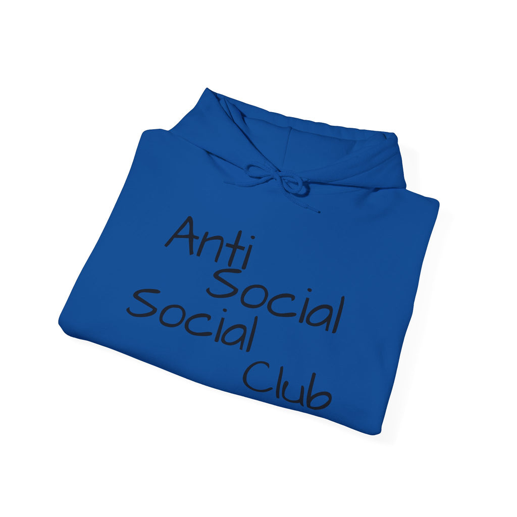 Anti Social Social Club Hoodie — "Please Maintain Social Distancing 6 Feet" Graphic Hooded Sweatshirt