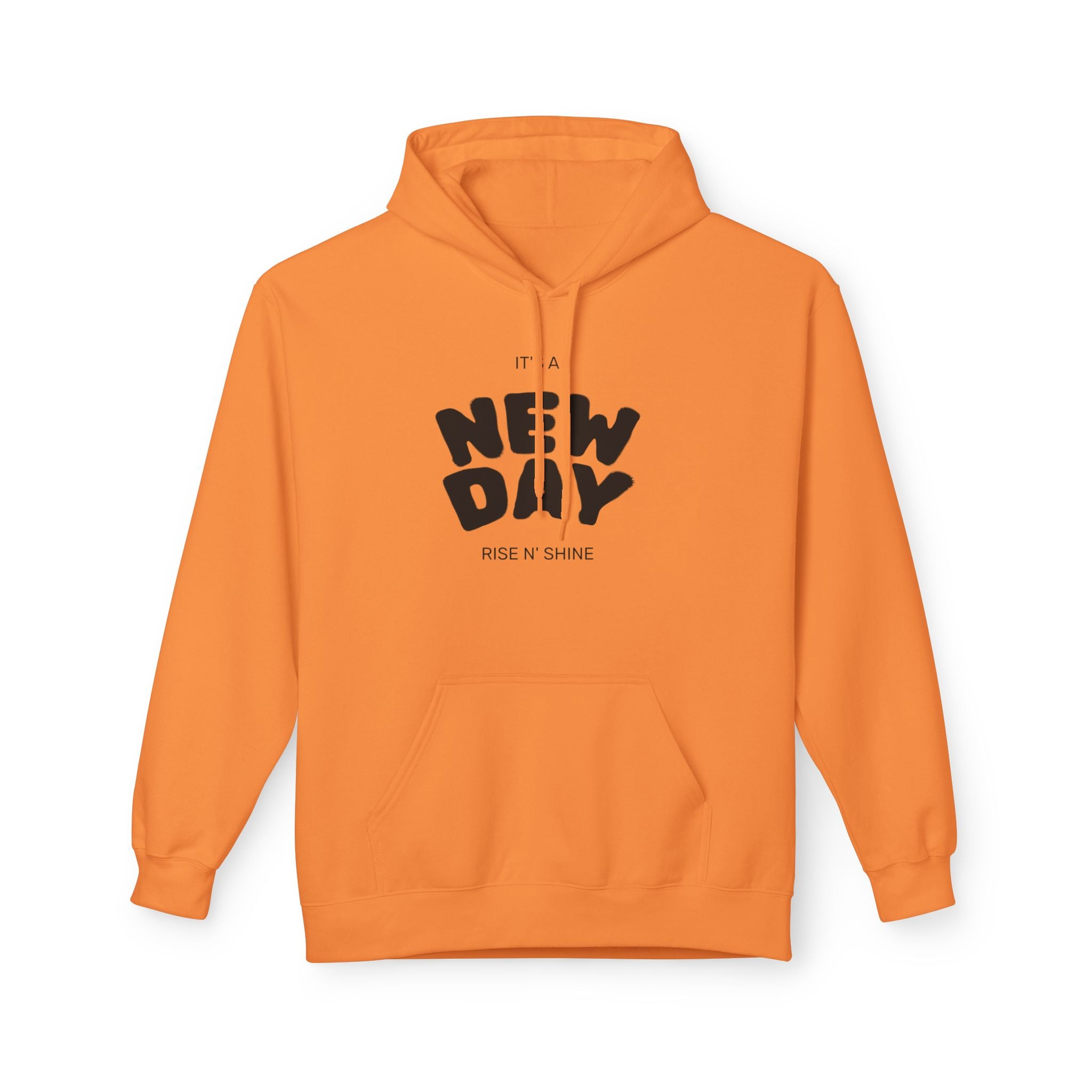New Day Graphic Hoodie — "It's a New Day" Motivational Pullover