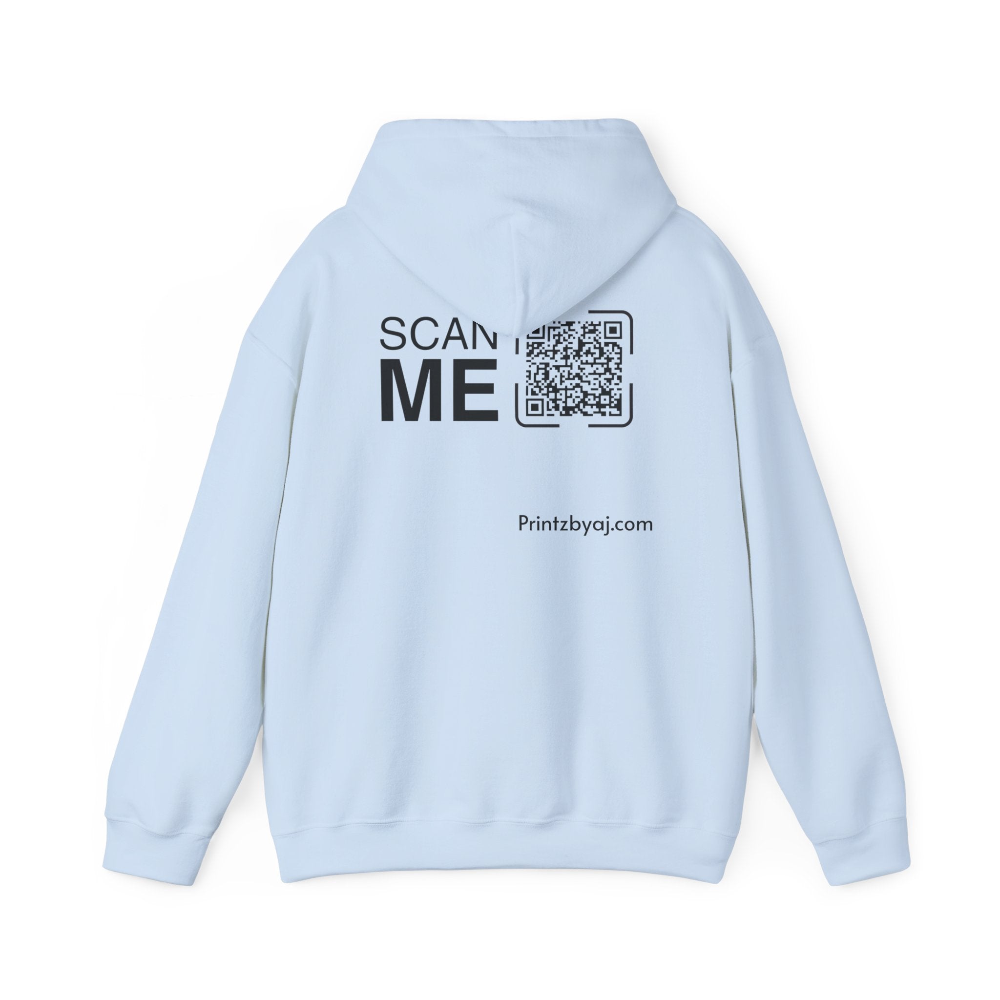 Bad "Bunny" Mode Hoodie — Cute Bunny 'Bad Mode!' Front + 'Scan Me' QR Back