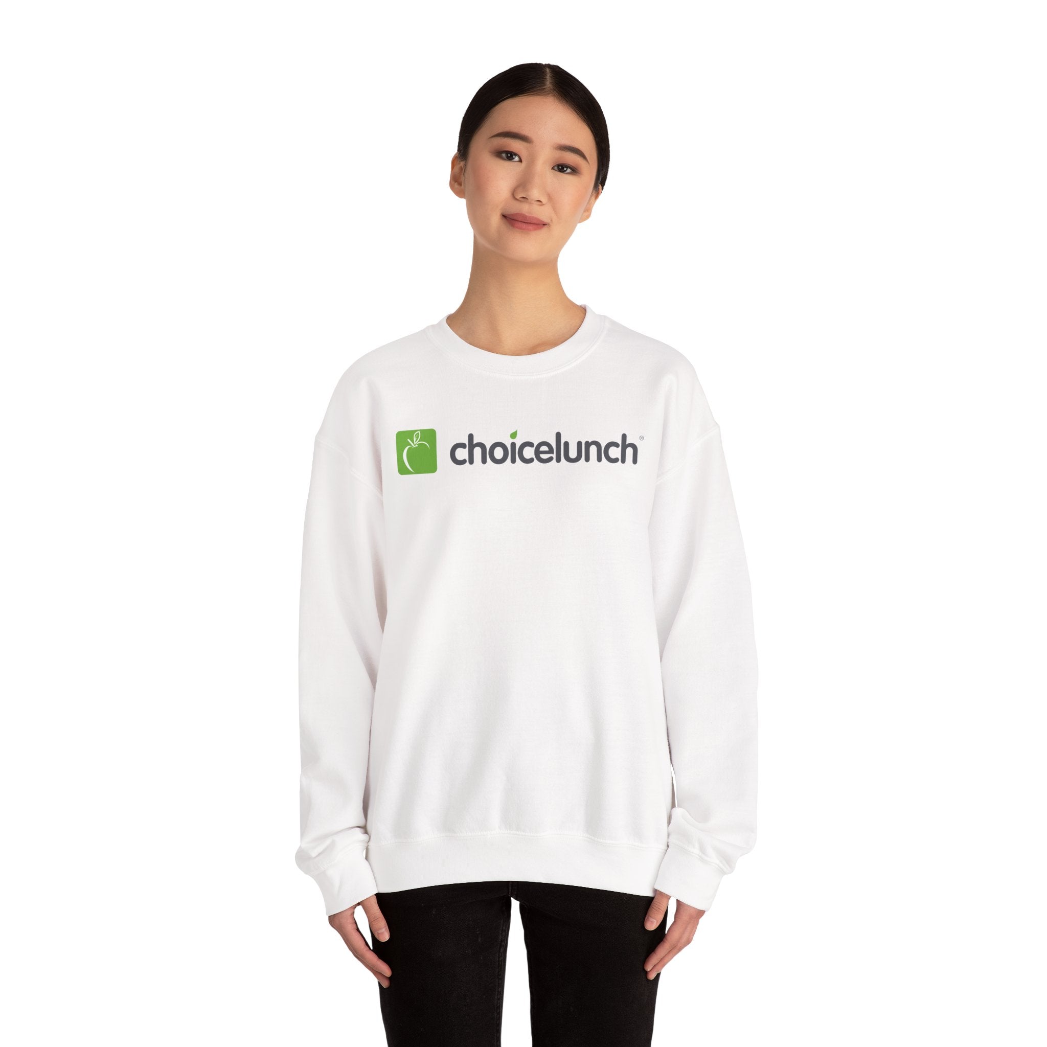 ChoiceLunch Logo Crewneck Sweatshirt | Mascot Character Back Print