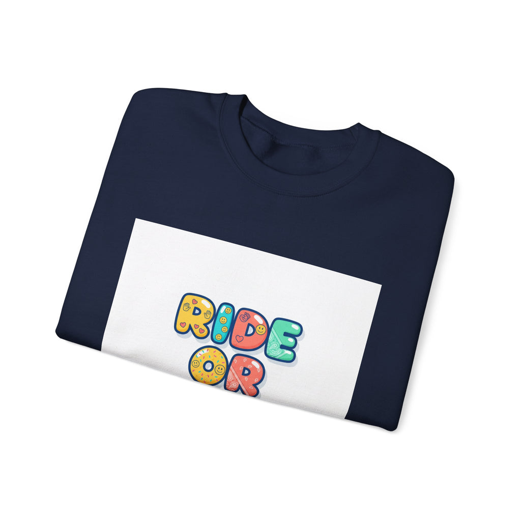 Ride or Die Sweatshirt | Galentine's Friendship Crewneck, Bestie Matching Pullover