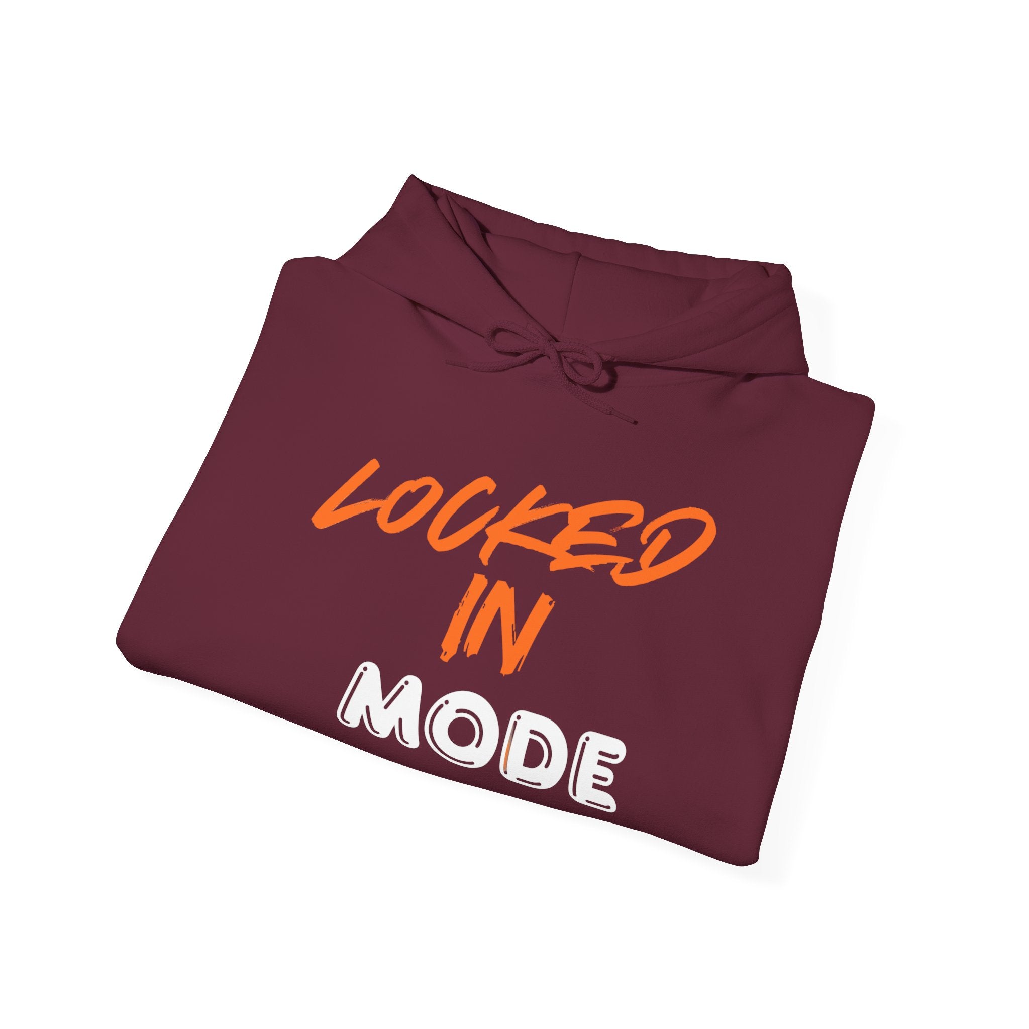 Locked In Mode Hoodie — 'Locked in Mode' Graphic Sweatshirt with QR Code Back