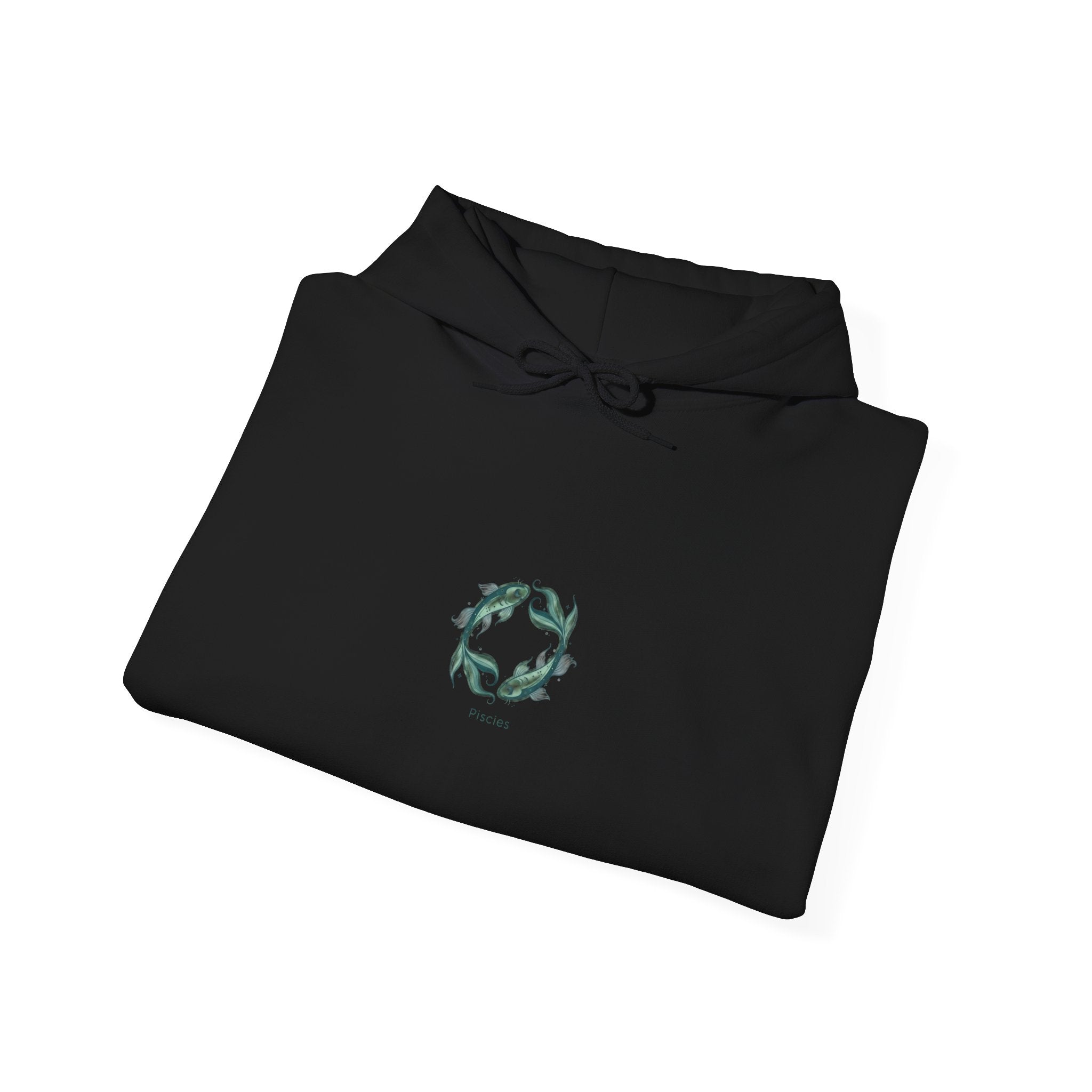 Pisces Two Fish Circle Hoodie | astrology Pisces symbol, duality art