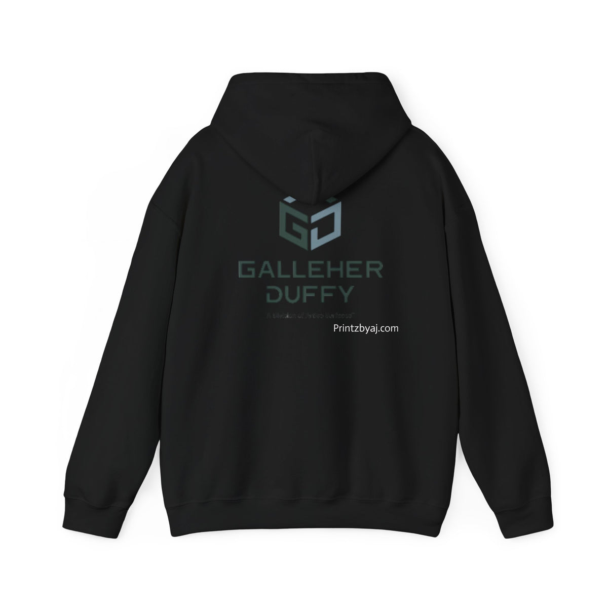 Galleher Duffy Logo Hoodie – Branded White Pullover
