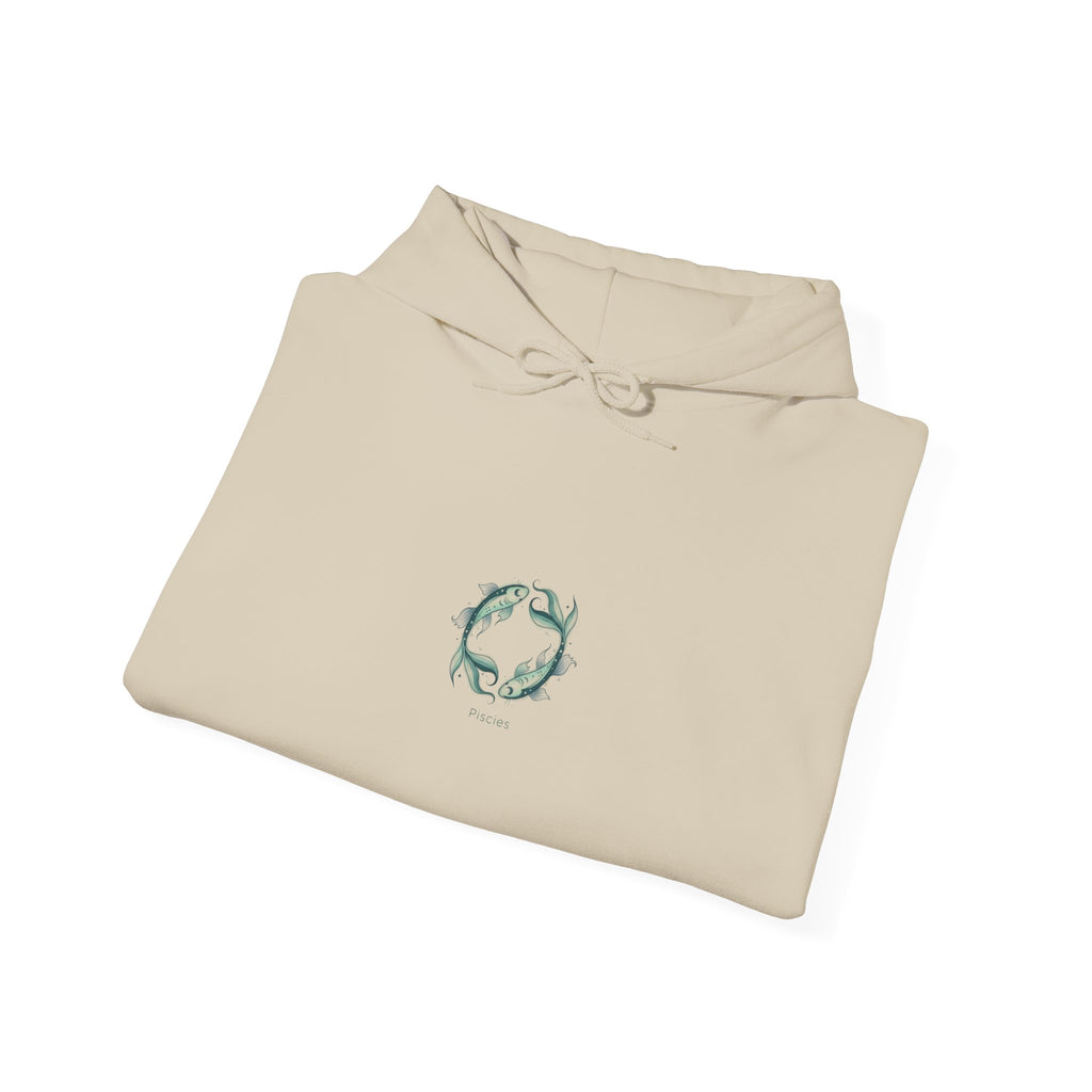 Pisces Two Fish Circle Hoodie | astrology Pisces symbol, duality art