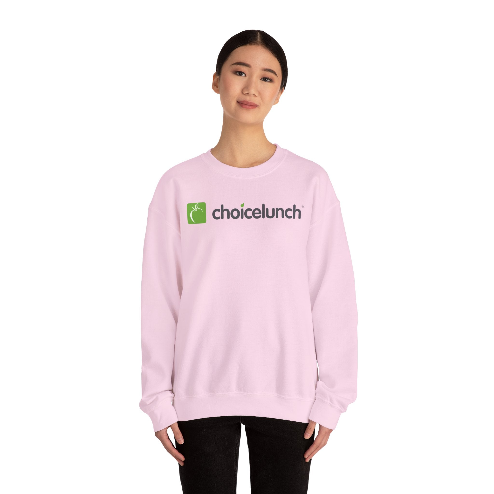 ChoiceLunch Logo Crewneck Sweatshirt | Mascot Character Back Print