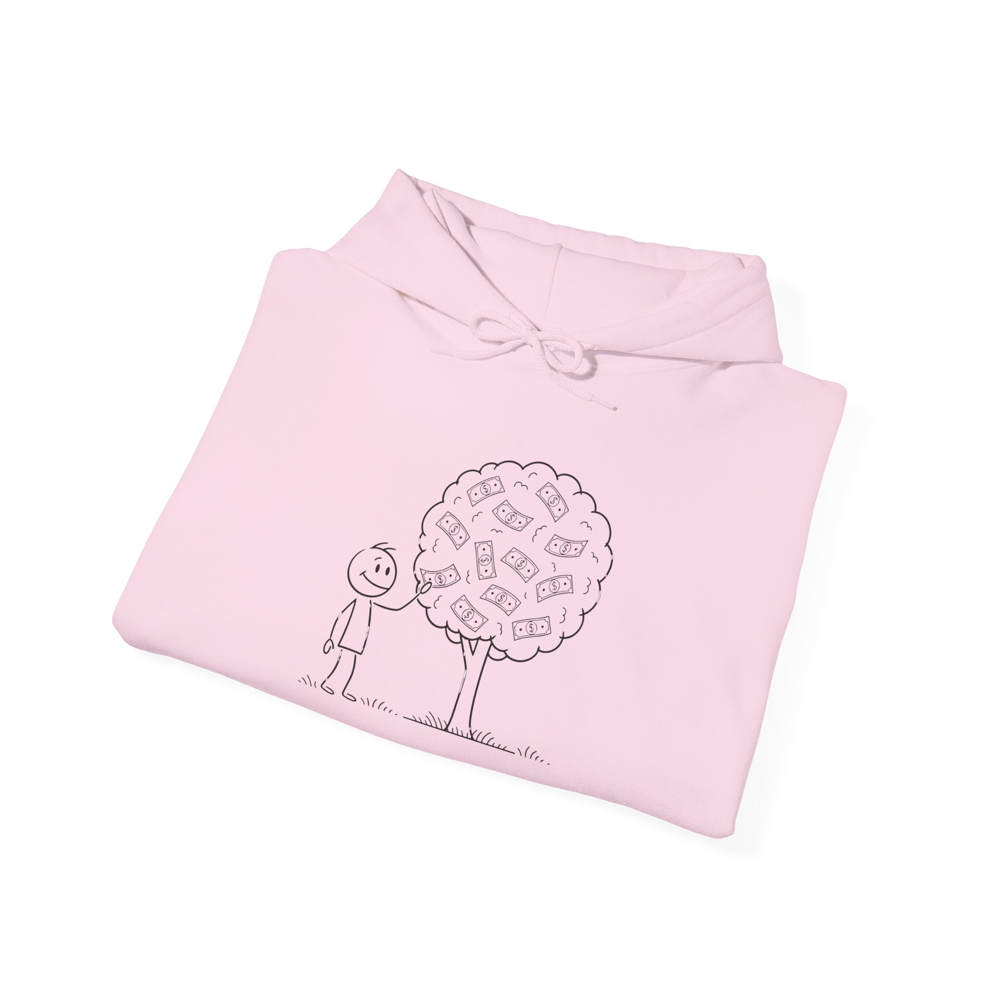 Hoodie — "Shade & Rest" QR Tree Sketch Hoodie