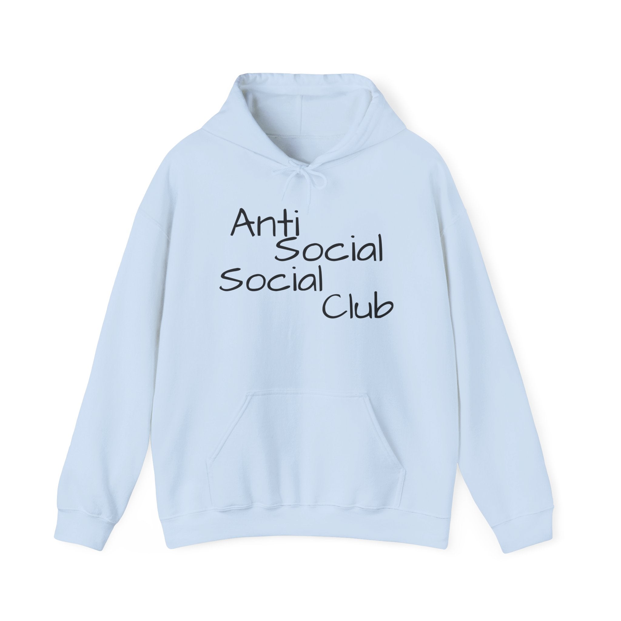 Anti Social Social Club Hoodie — "Please Maintain Social Distancing 6 Feet" Graphic Hooded Sweatshirt