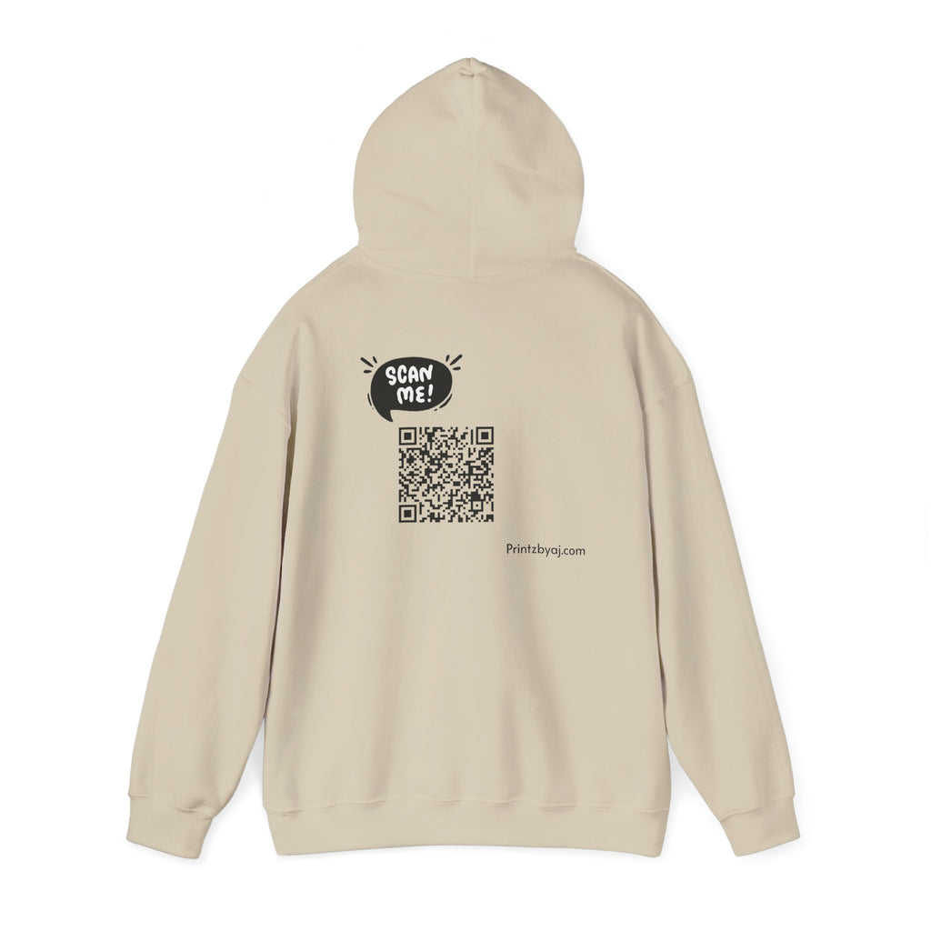 Locked In Mode Hoodie — 'Locked in Mode' Graphic Sweatshirt with QR Code Back