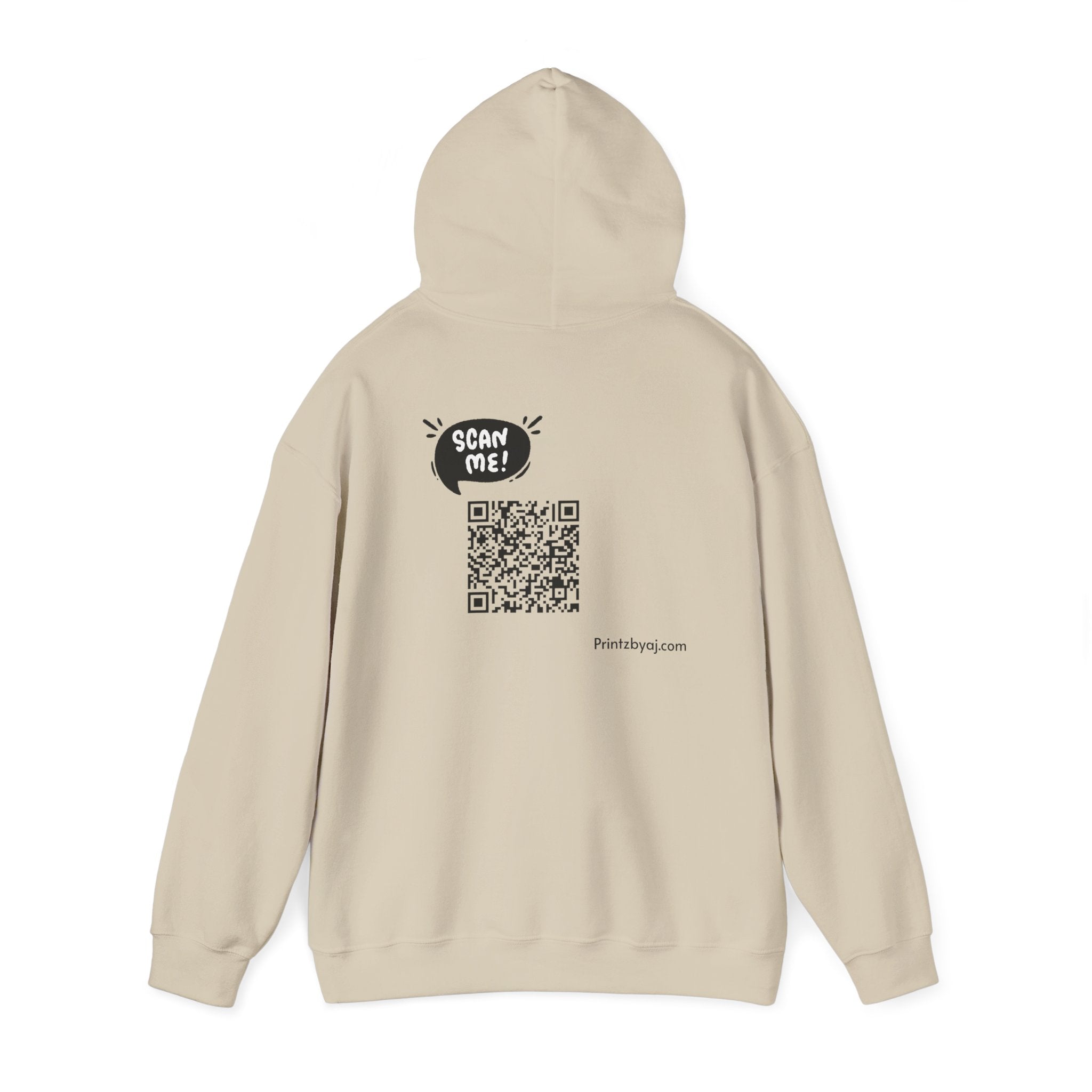 Locked In Mode Hoodie — 'Locked in Mode' Graphic Sweatshirt with QR Code Back