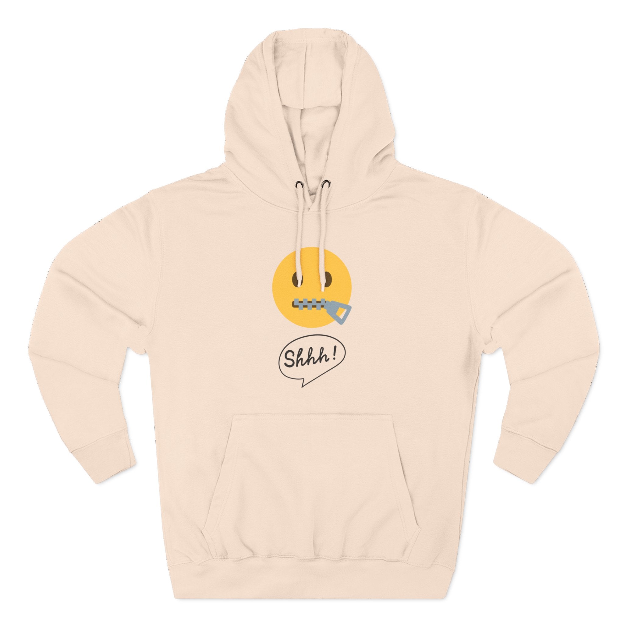Hoodie — "Excuse Me?" QR Code Graphic Fleece Hoodie