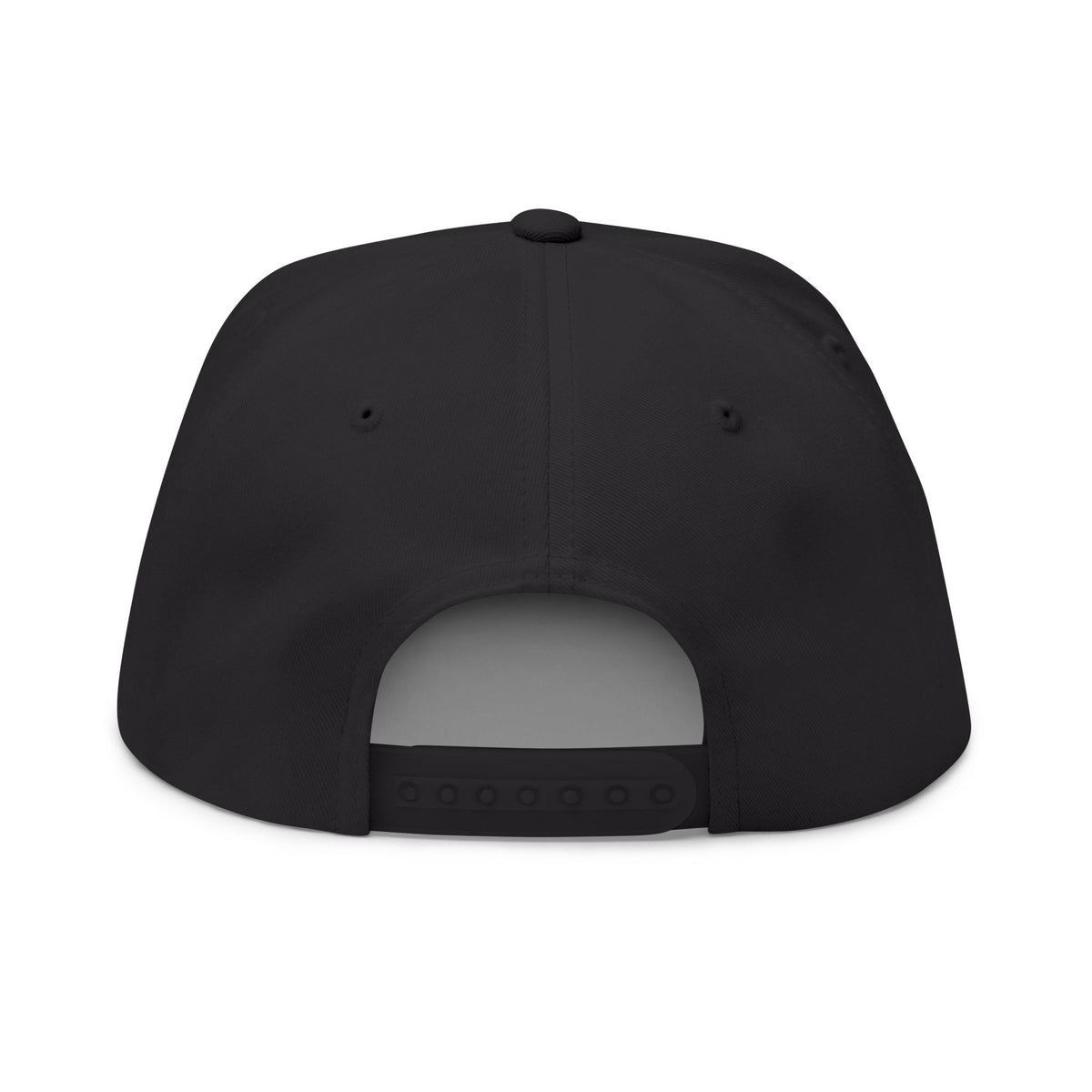 Embroidered Flat Bill Cap — GalleherDuffy Logo Snapback