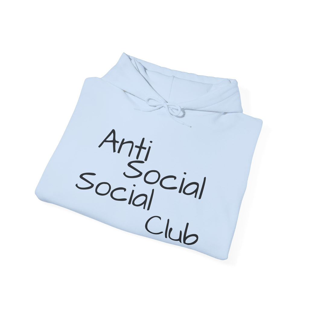 Anti Social Social Club Hoodie — "Please Maintain Social Distancing 6 Feet" Graphic Hooded Sweatshirt