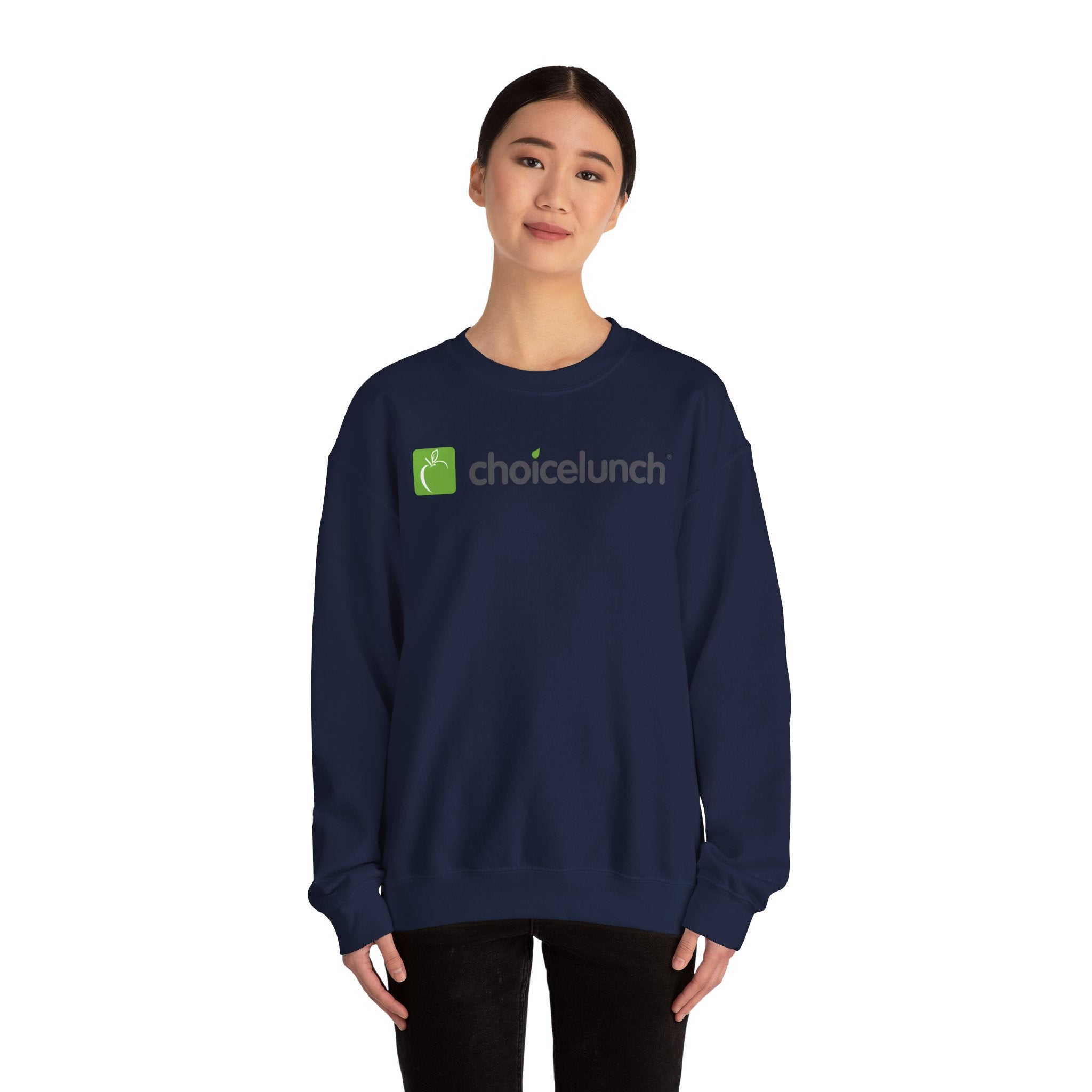 ChoiceLunch Logo Crewneck Sweatshirt | Mascot Character Back Print