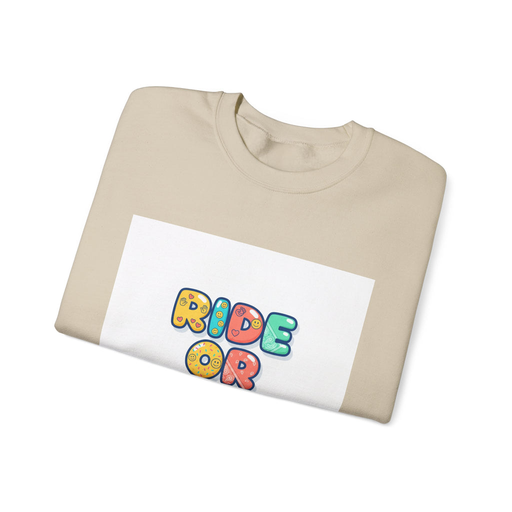 Ride or Die Sweatshirt | Galentine's Friendship Crewneck, Bestie Matching Pullover