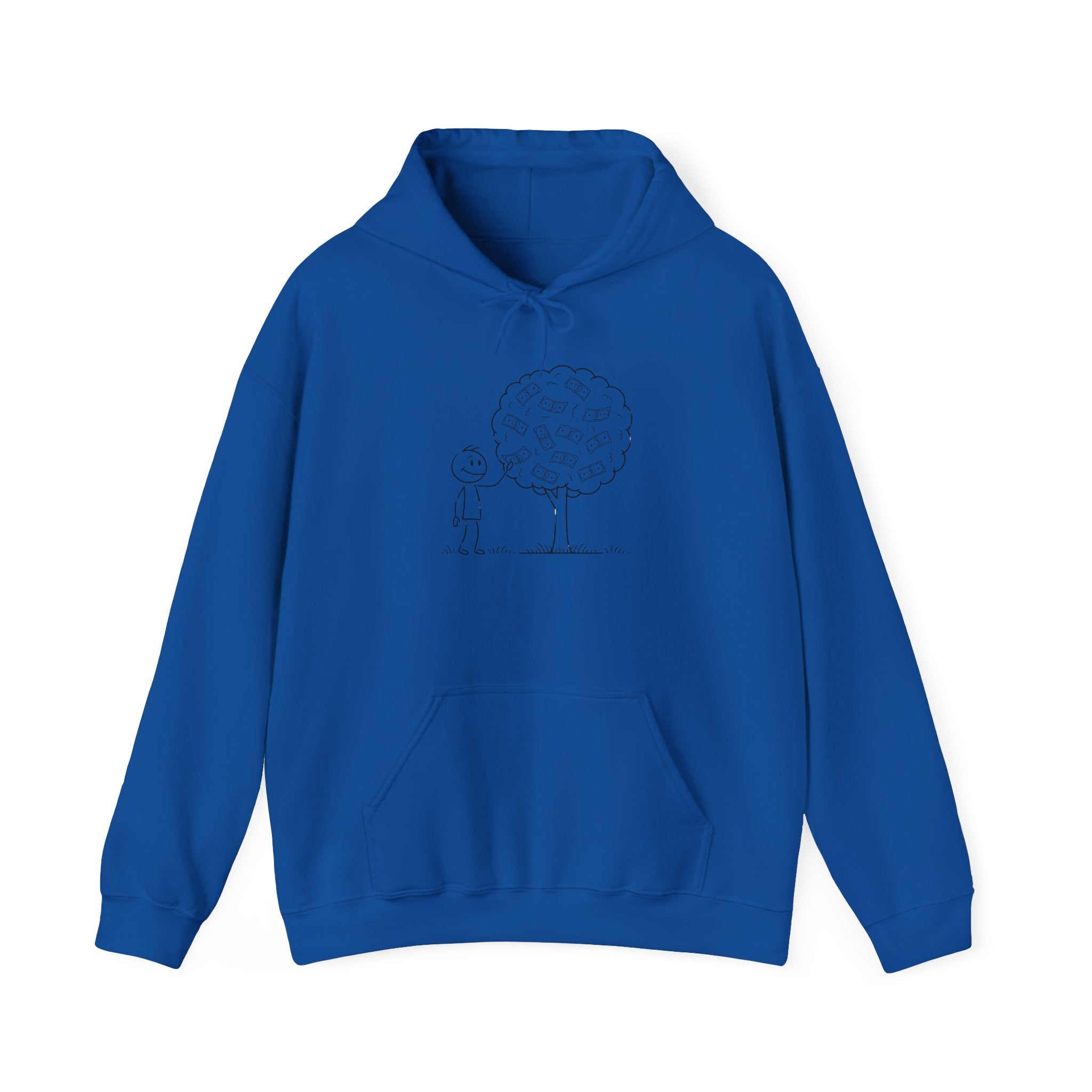 Hoodie — "Shade & Rest" QR Tree Sketch Hoodie