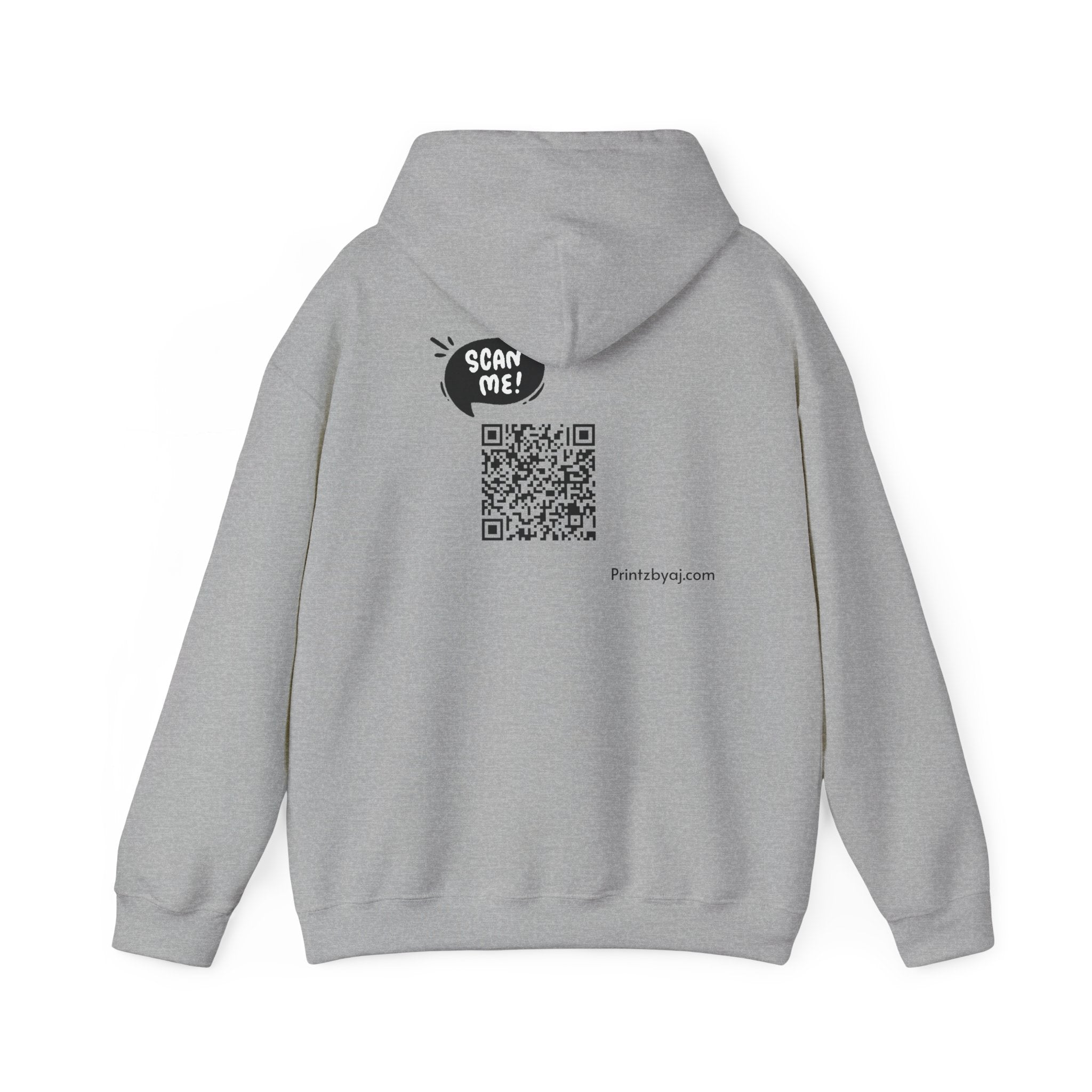 Locked In Mode Hoodie — 'Locked in Mode' Graphic Sweatshirt with QR Code Back