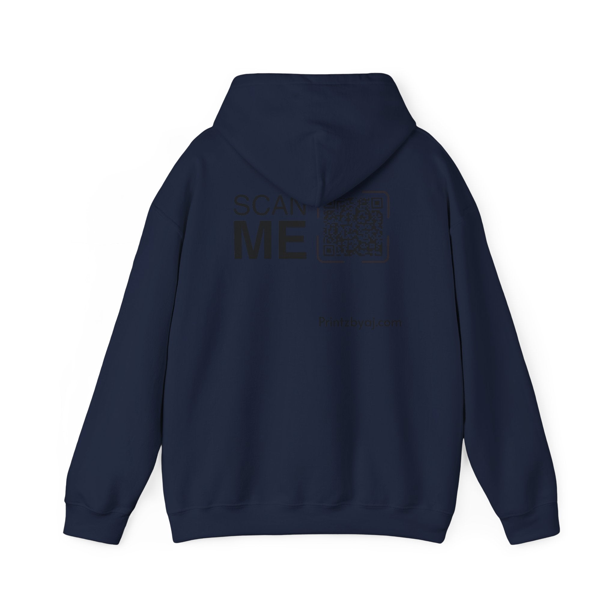 Bad "Bunny" Mode Hoodie — Cute Bunny 'Bad Mode!' Front + 'Scan Me' QR Back