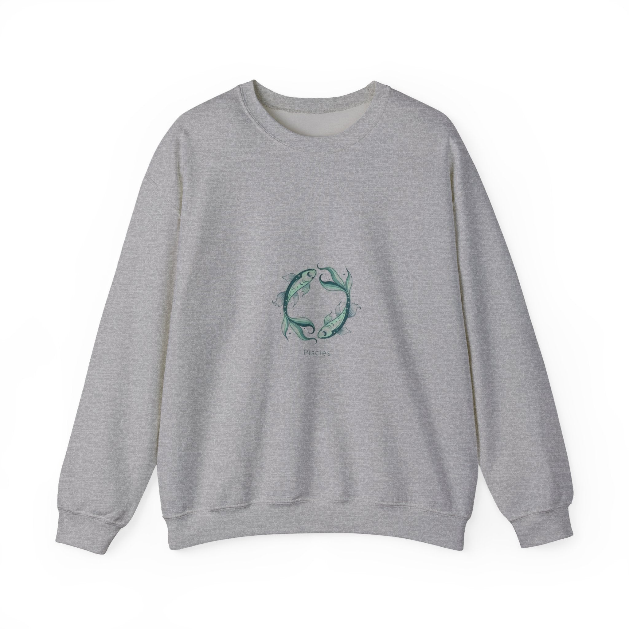 Pisces ribbon fish illustration Sweatshirt | zodiac Pisces symbol, duality art