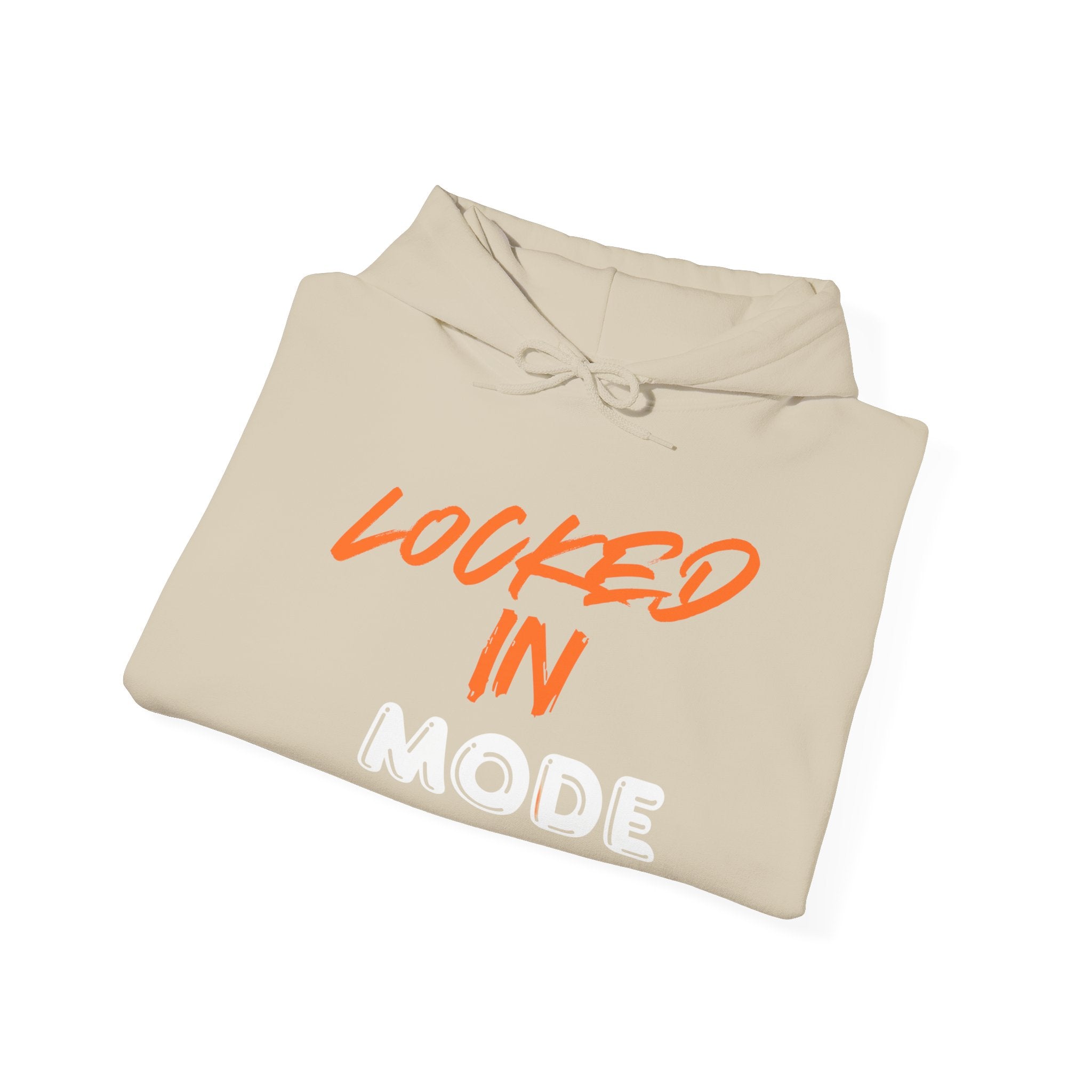 Locked In Mode Hoodie — 'Locked in Mode' Graphic Sweatshirt with QR Code Back