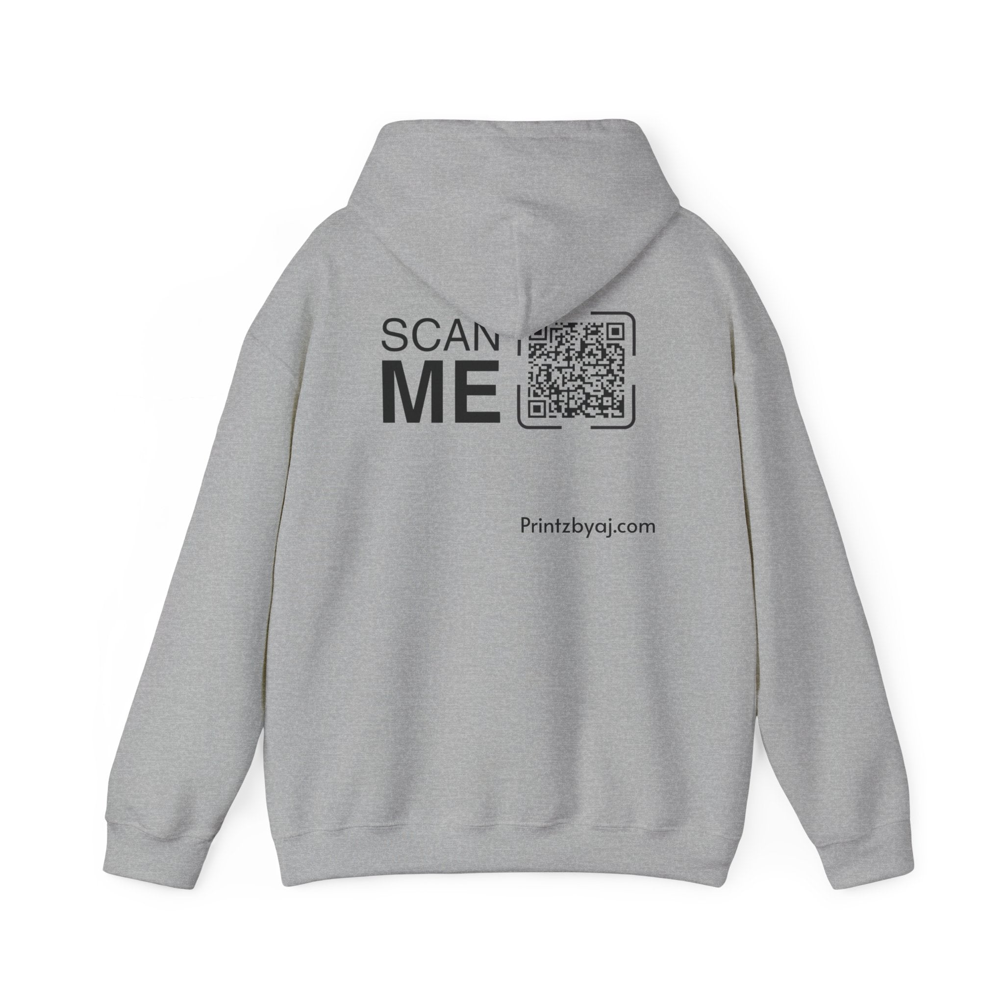 Bad "Bunny" Mode Hoodie — Cute Bunny 'Bad Mode!' Front + 'Scan Me' QR Back