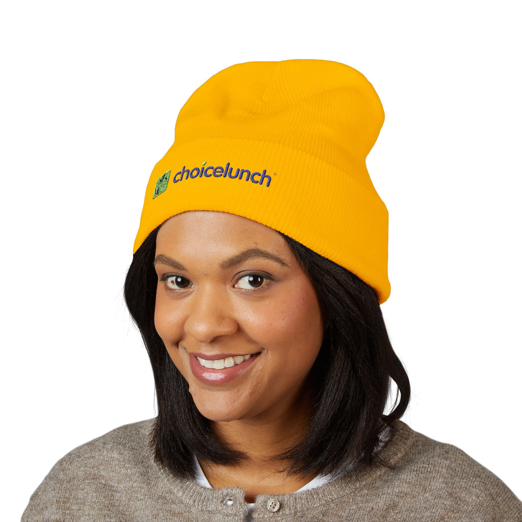 ChoiceLunch Embroidered Cuffed Beanie — Logo Winter Hat