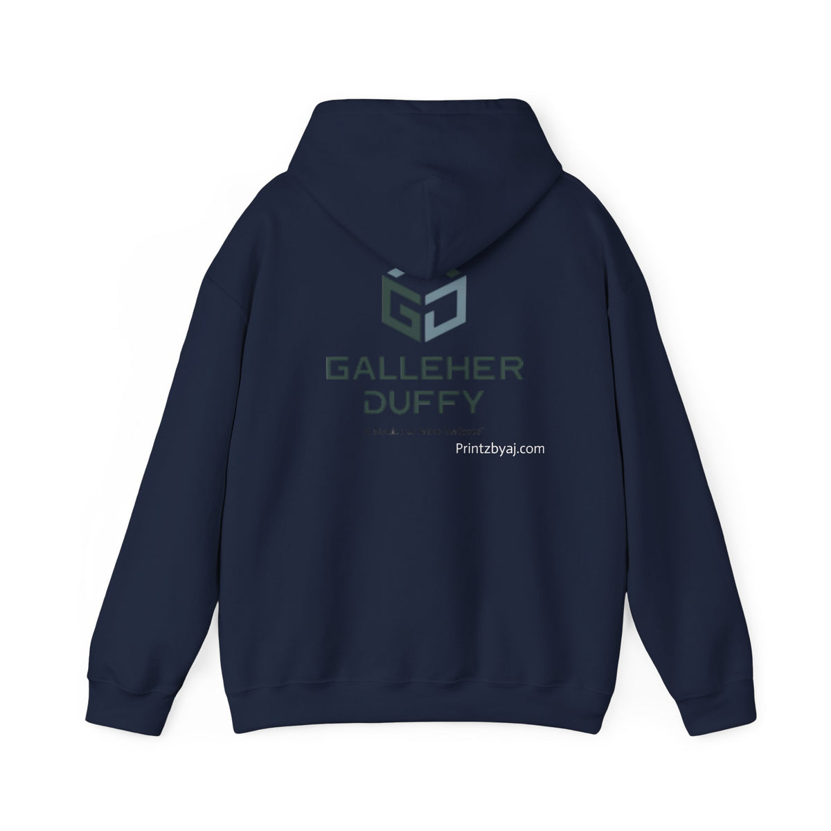 Galleher Duffy Logo Hoodie – Branded White Pullover