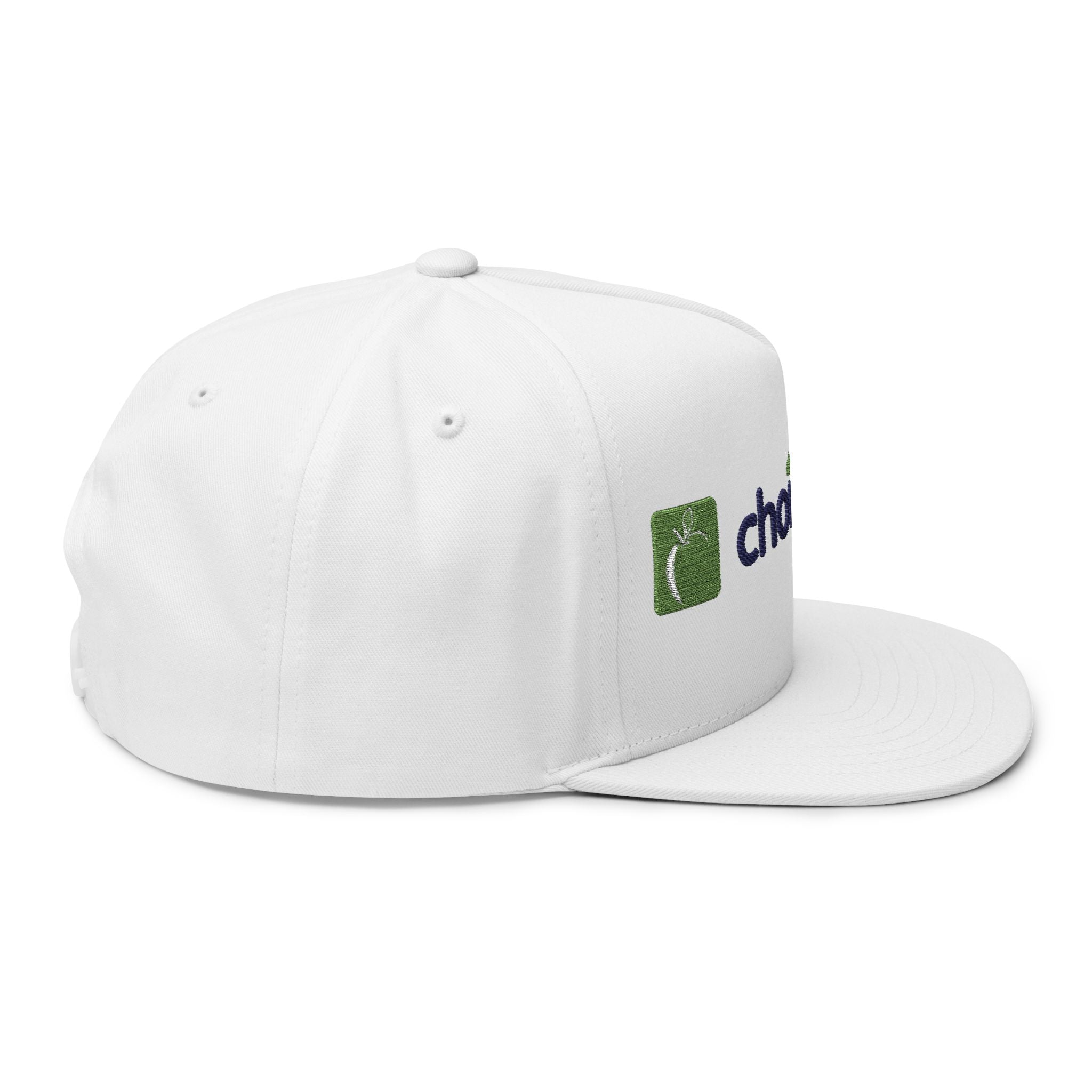 Embroidered Flat Bill Cap — ChoiceLunch Logo Snapback