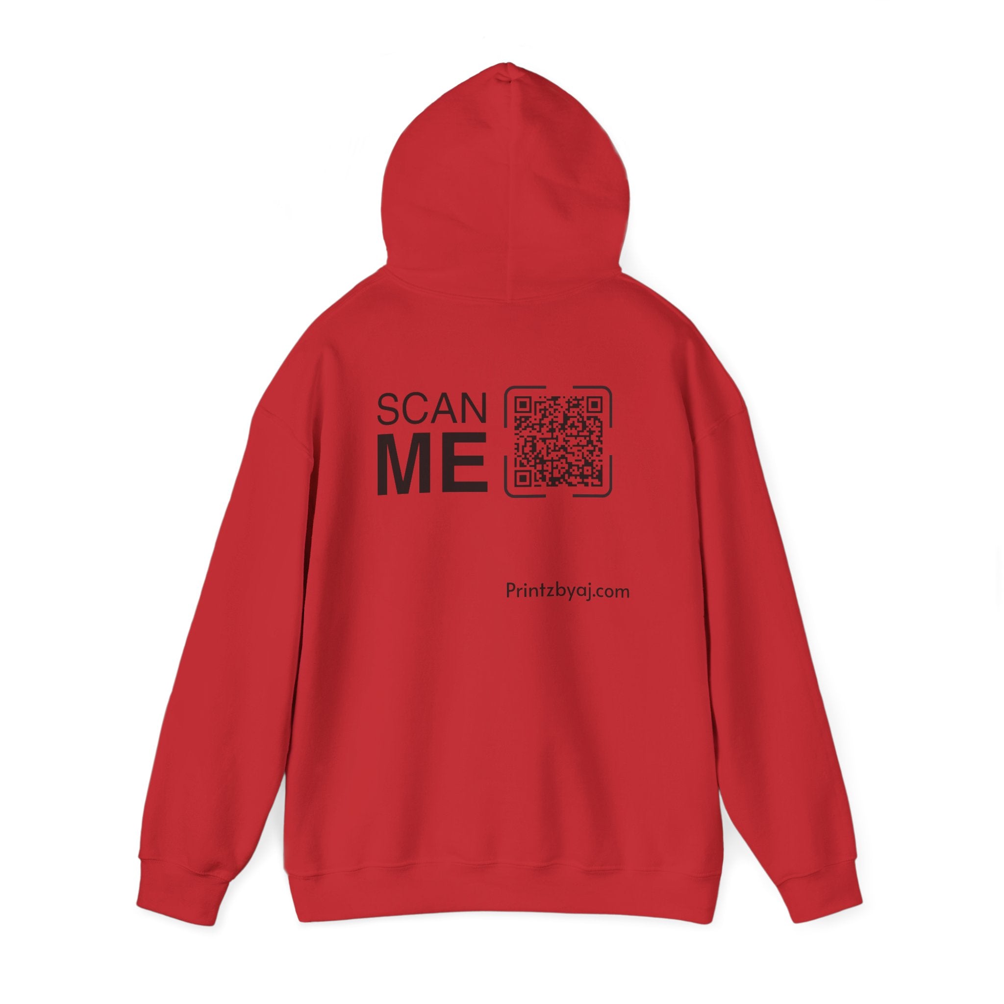 Bad "Bunny" Mode Hoodie — Cute Bunny 'Bad Mode!' Front + 'Scan Me' QR Back