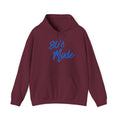 80's Mode Hoodie - Retro 1980s Script Pullover with Back QR Code
