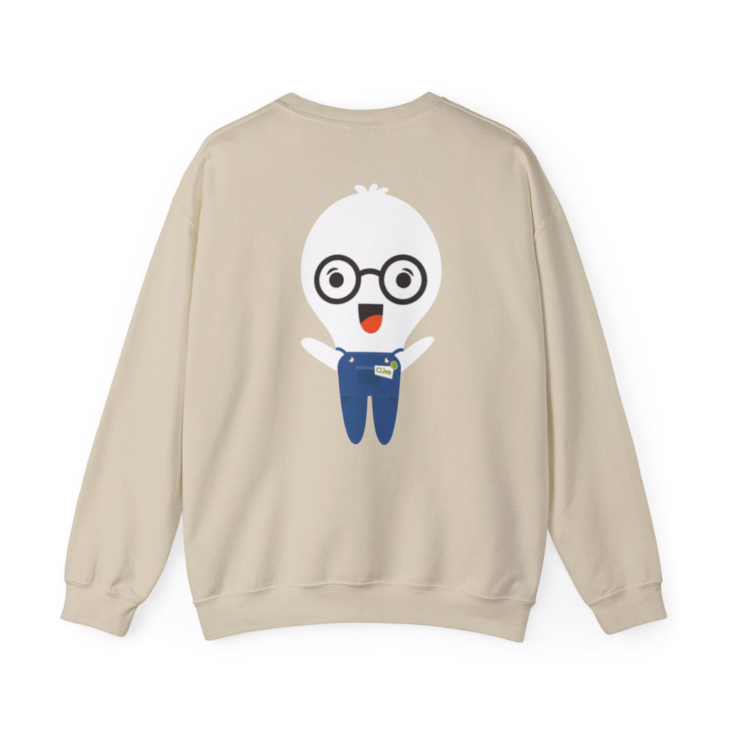 ChoiceLunch Logo Crewneck Sweatshirt | Mascot Character Back Print