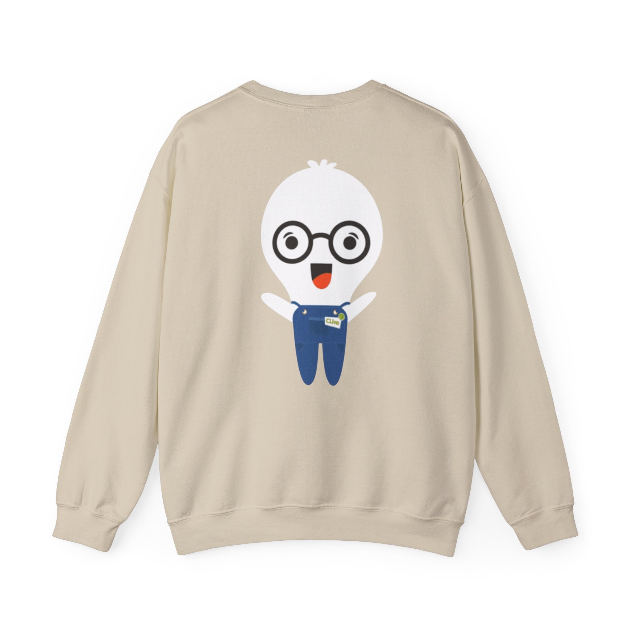 ChoiceLunch Logo Crewneck Sweatshirt | Mascot Character Back Print