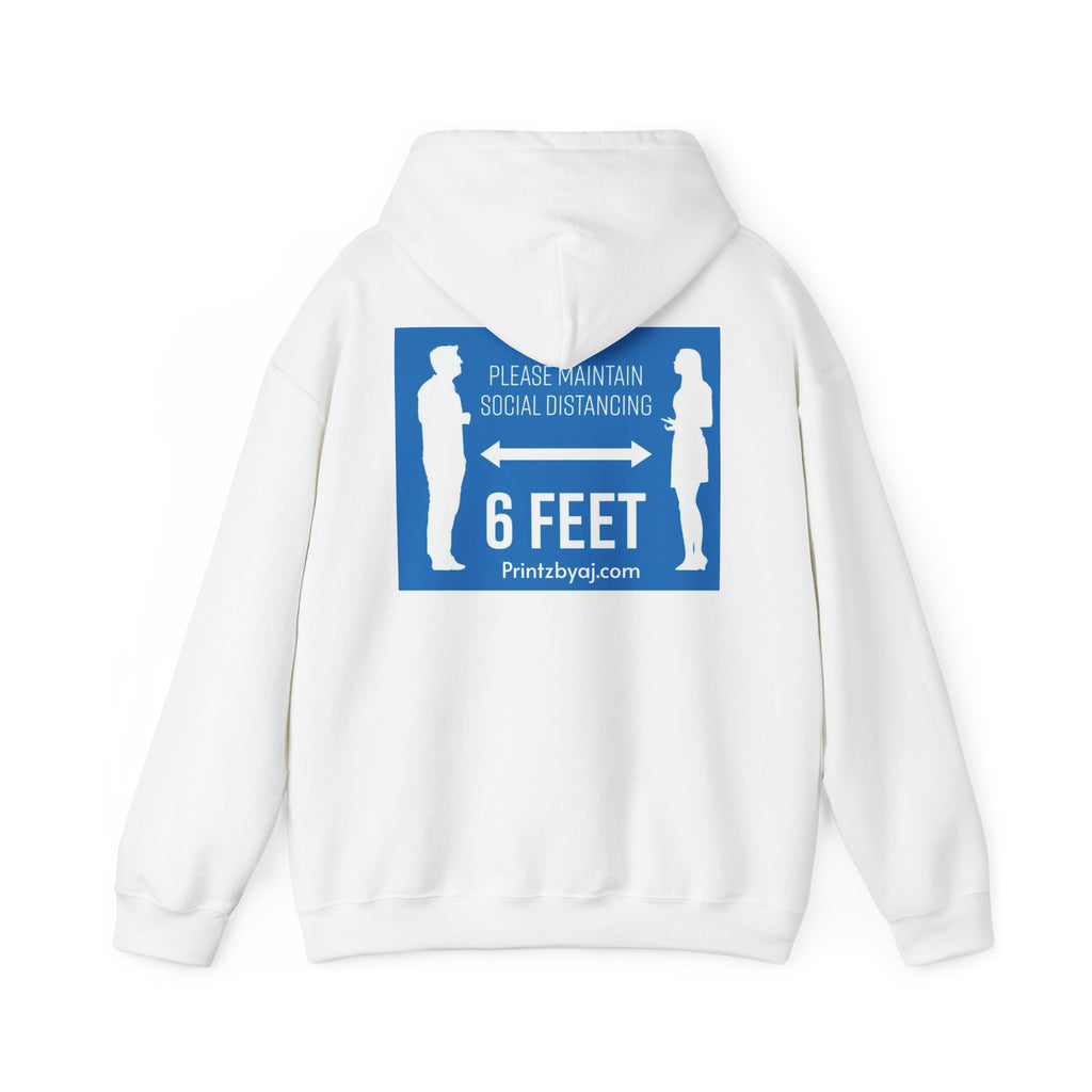 Anti Social Social Club Hoodie — "Please Maintain Social Distancing 6 Feet" Graphic Hooded Sweatshirt