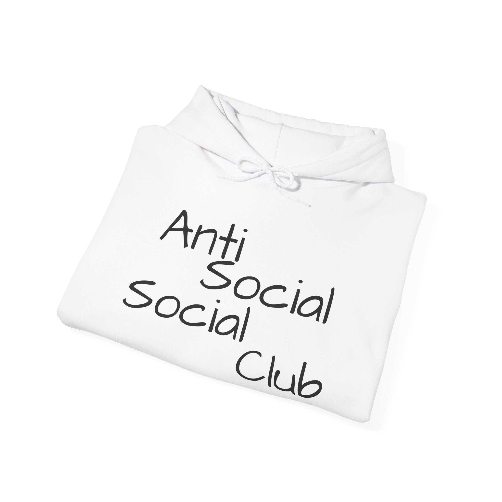 Anti Social Social Club Hoodie — "Please Maintain Social Distancing 6 Feet" Graphic Hooded Sweatshirt