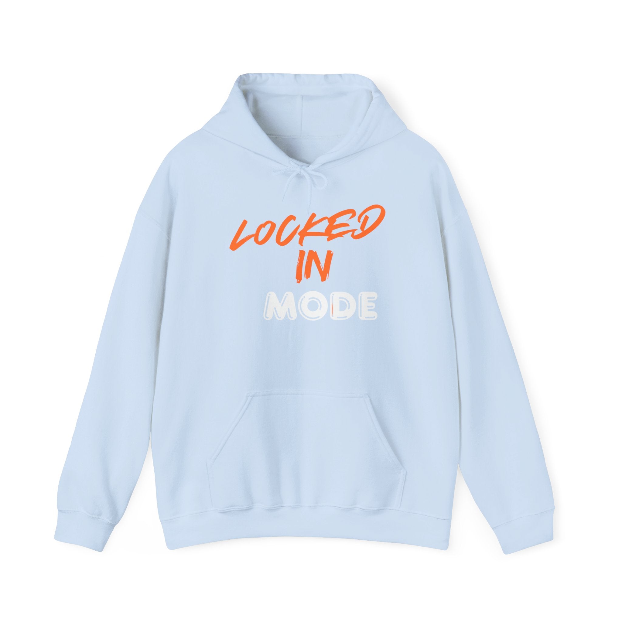 Locked In Mode Hoodie — 'Locked in Mode' Graphic Sweatshirt with QR Code Back