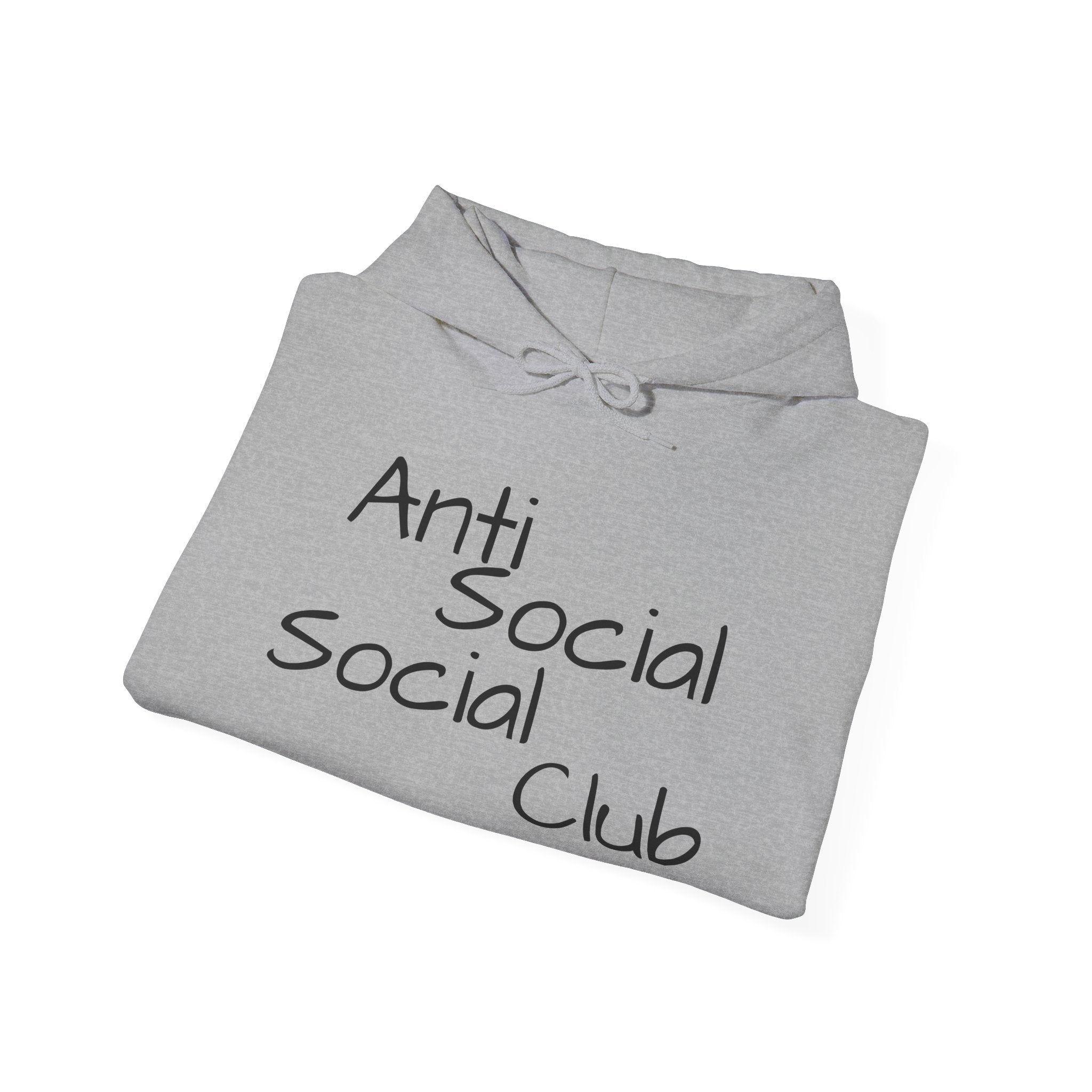 Anti Social Social Club Hoodie — "Please Maintain Social Distancing 6 Feet" Graphic Hooded Sweatshirt