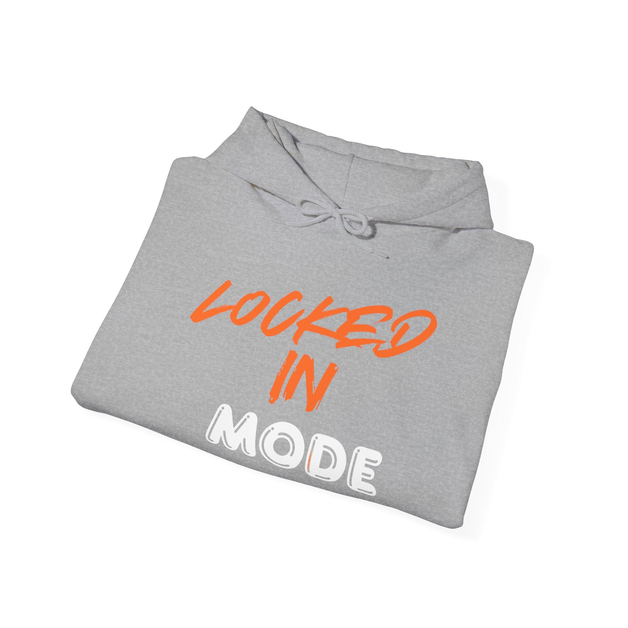 Locked In Mode Hoodie — 'Locked in Mode' Graphic Sweatshirt with QR Code Back