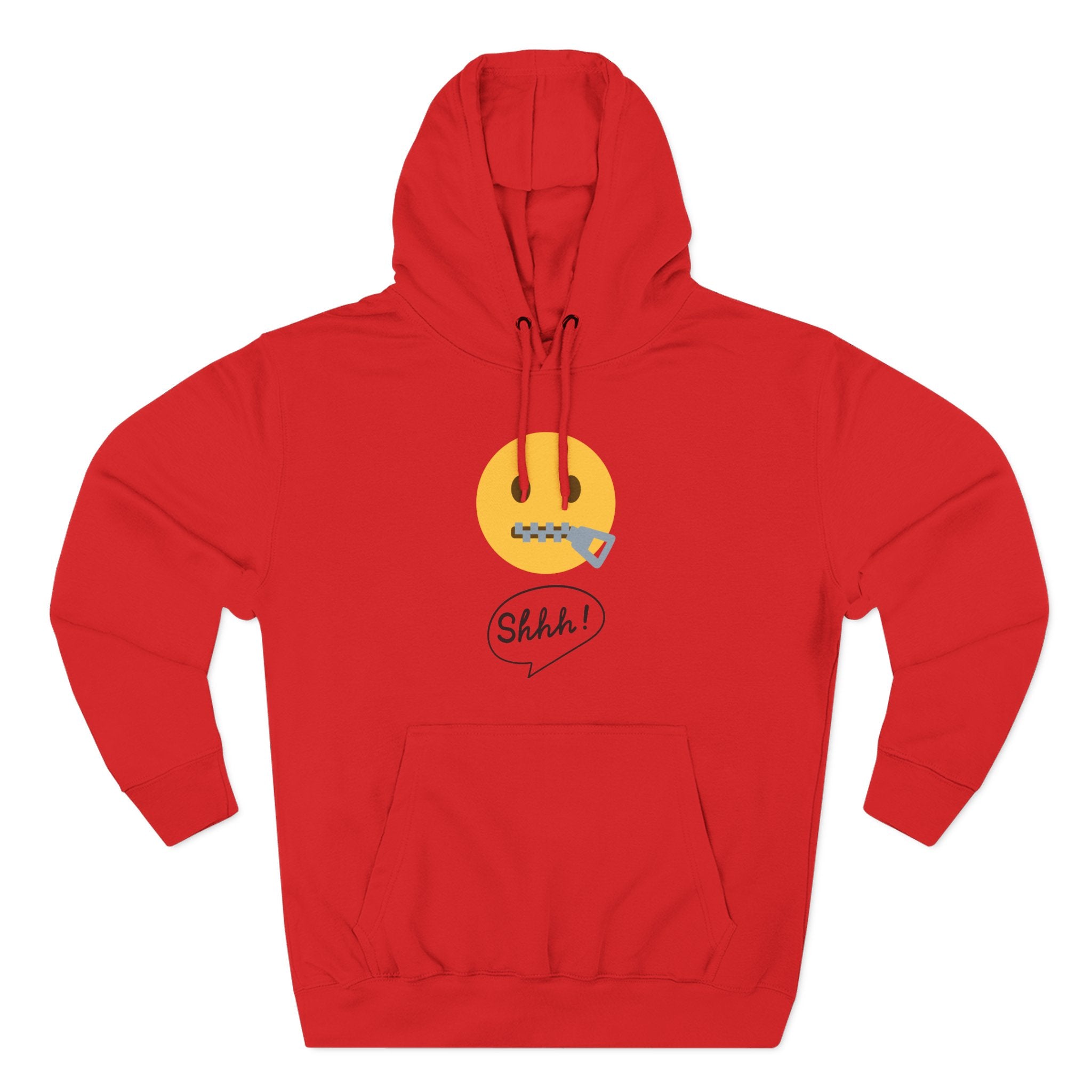 Hoodie — "Excuse Me?" QR Code Graphic Fleece Hoodie
