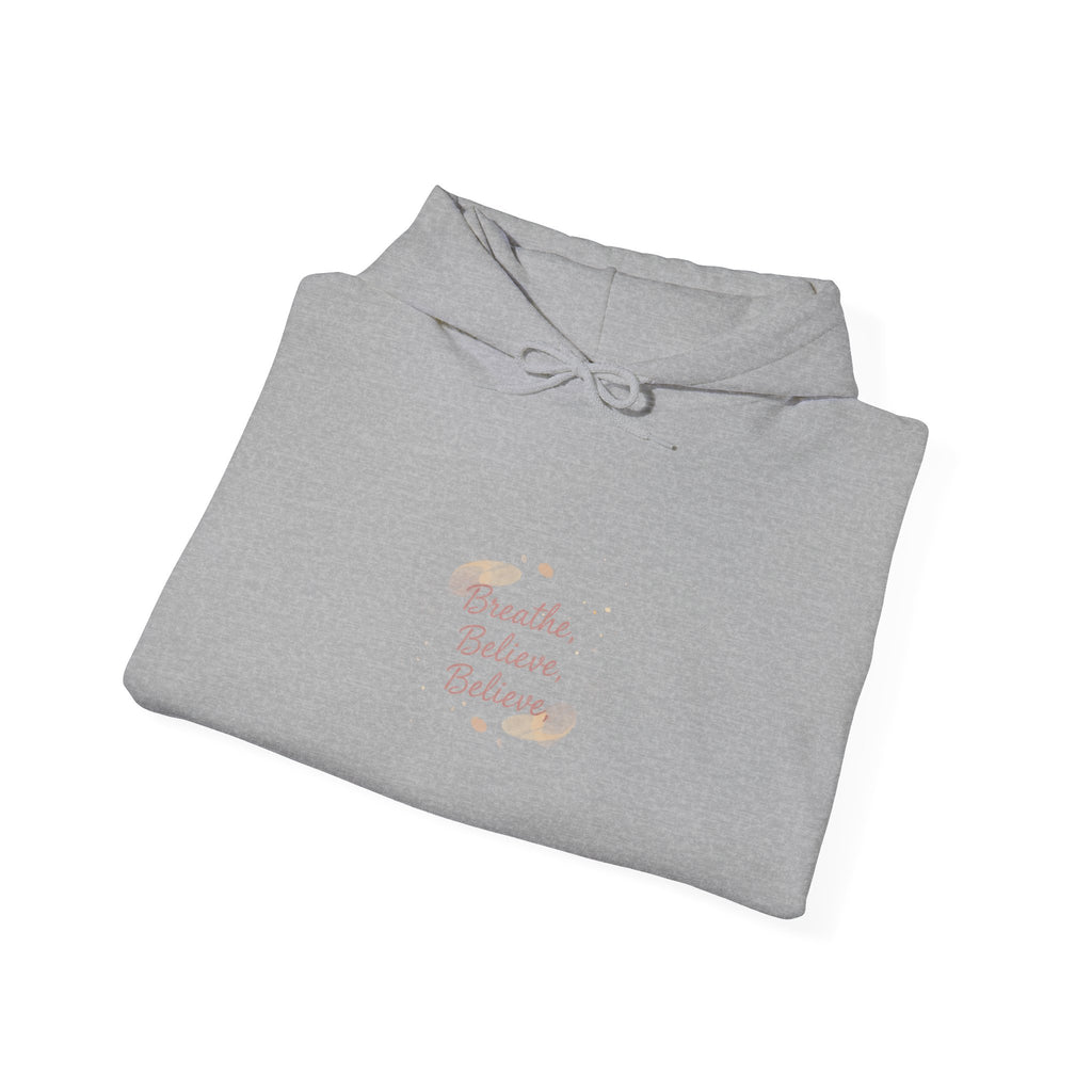 micro optimism hoodie | micro affirmation, encouragement quote art