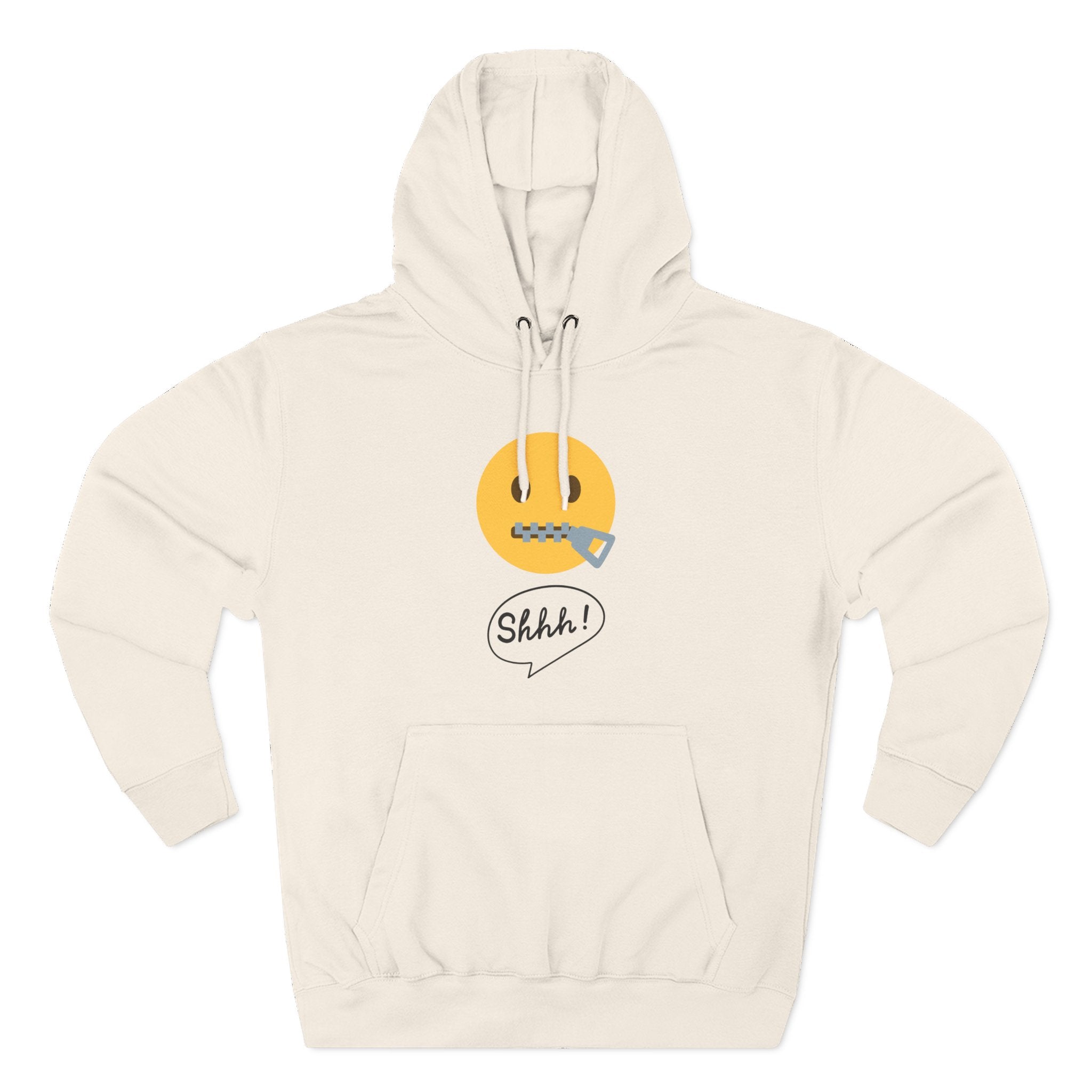 Hoodie — "Excuse Me?" QR Code Graphic Fleece Hoodie