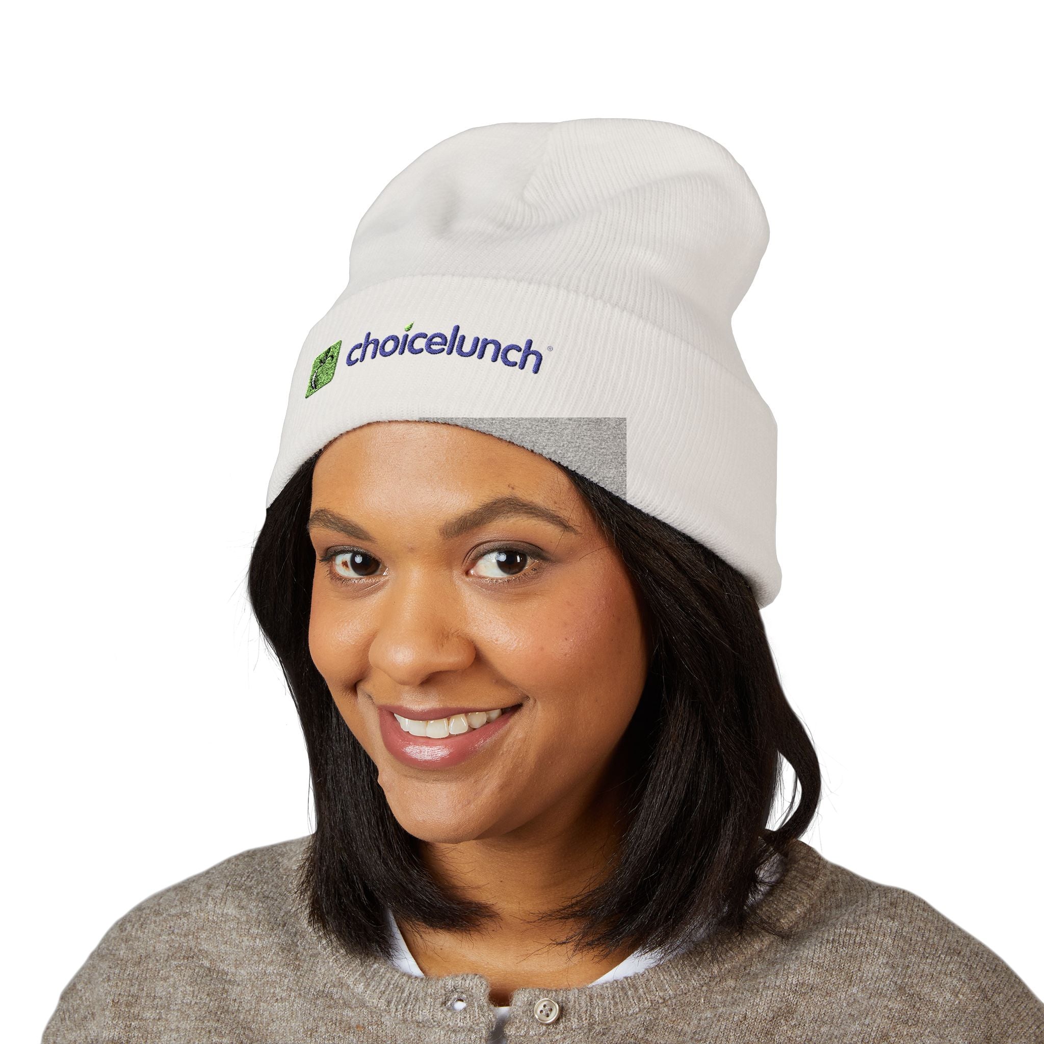 ChoiceLunch Embroidered Cuffed Beanie — Logo Winter Hat