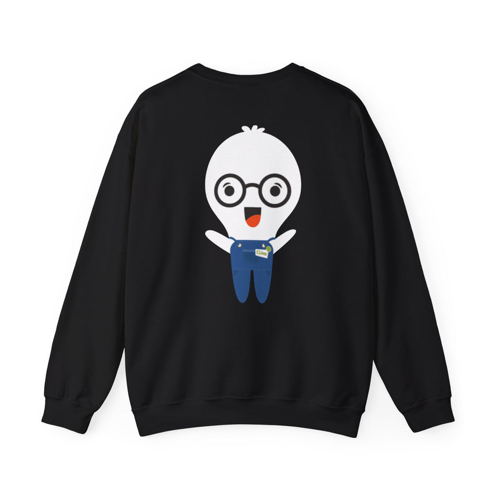 ChoiceLunch Logo Crewneck Sweatshirt | Mascot Character Back Print