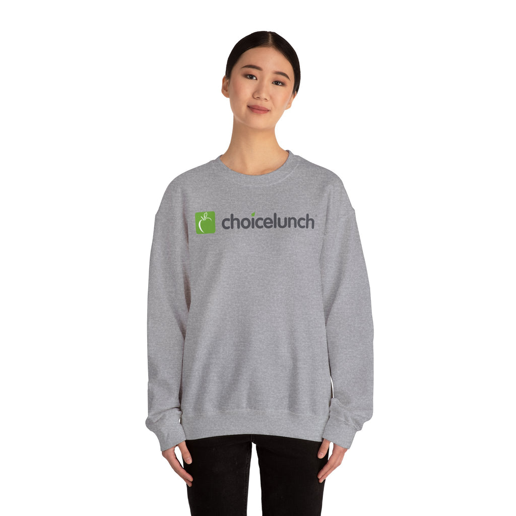 ChoiceLunch Logo Crewneck Sweatshirt | Mascot Character Back Print