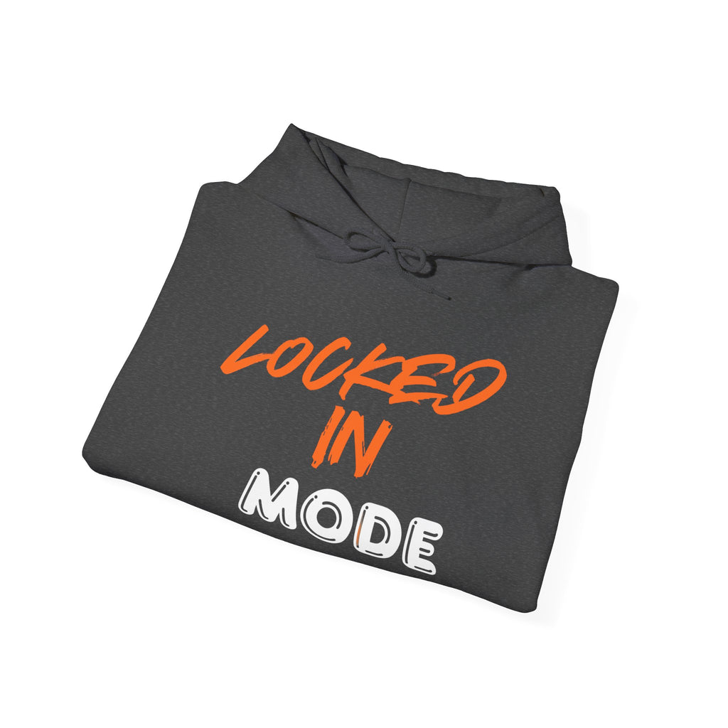 Locked In Mode Hoodie — 'Locked in Mode' Graphic Sweatshirt with QR Code Back